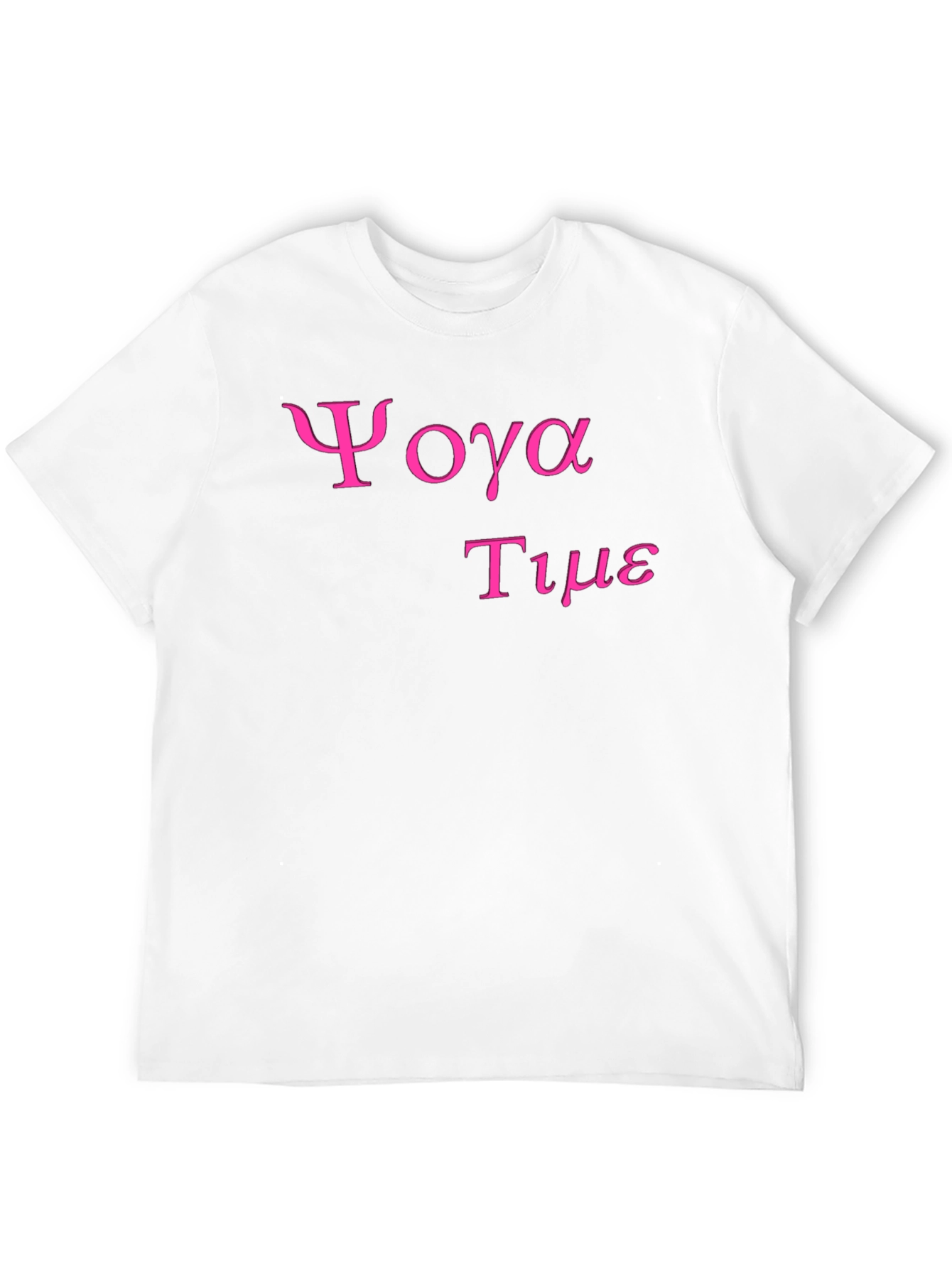 Yoga Time Graphic Tee - Soft Black Cotton T-Shirt
