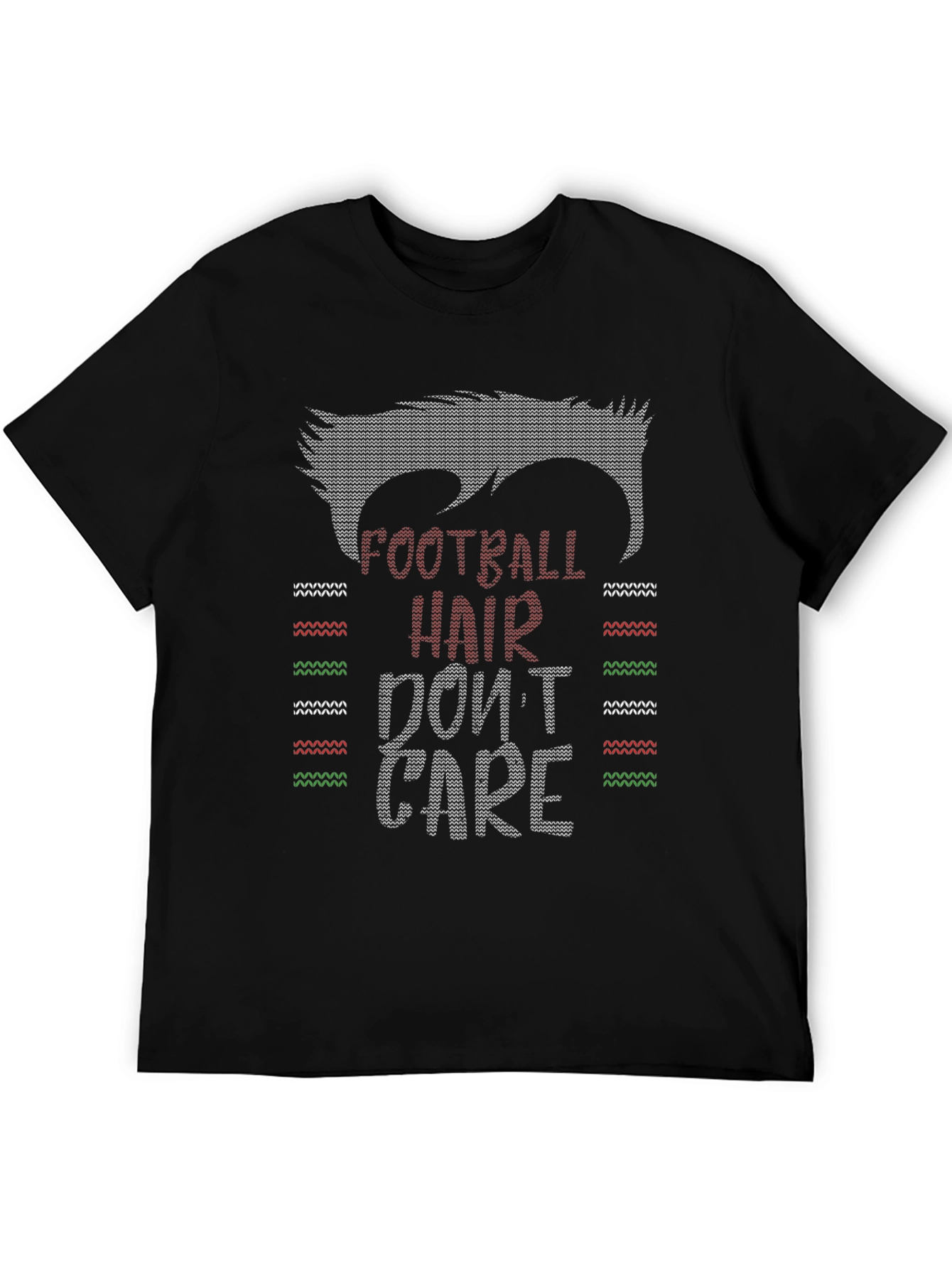 Football Hair Dont Care Tee