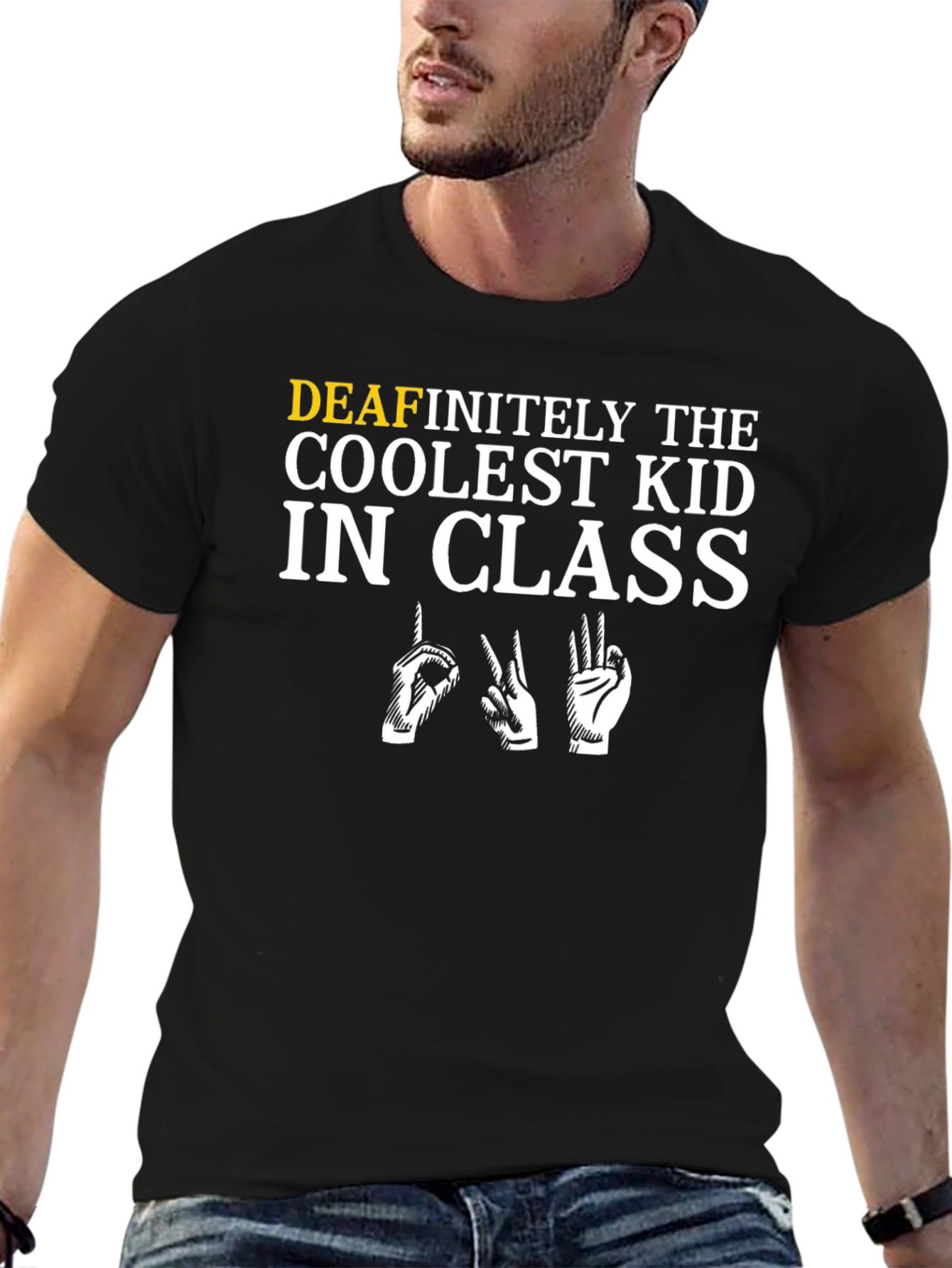 Deafinitely the Coolest Kid in Class T-Shirt