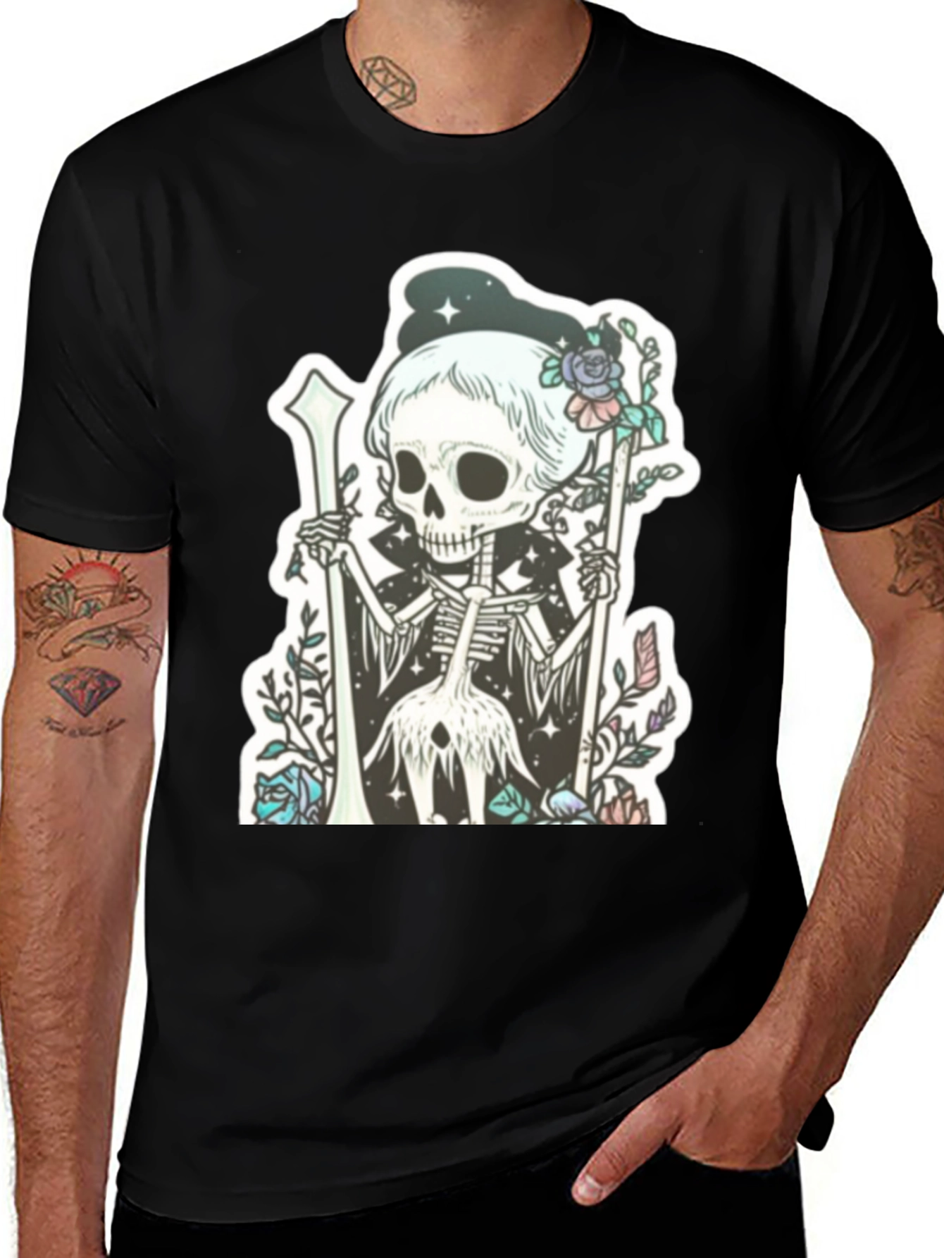 Grim Reaper Skeleton T-Shirt