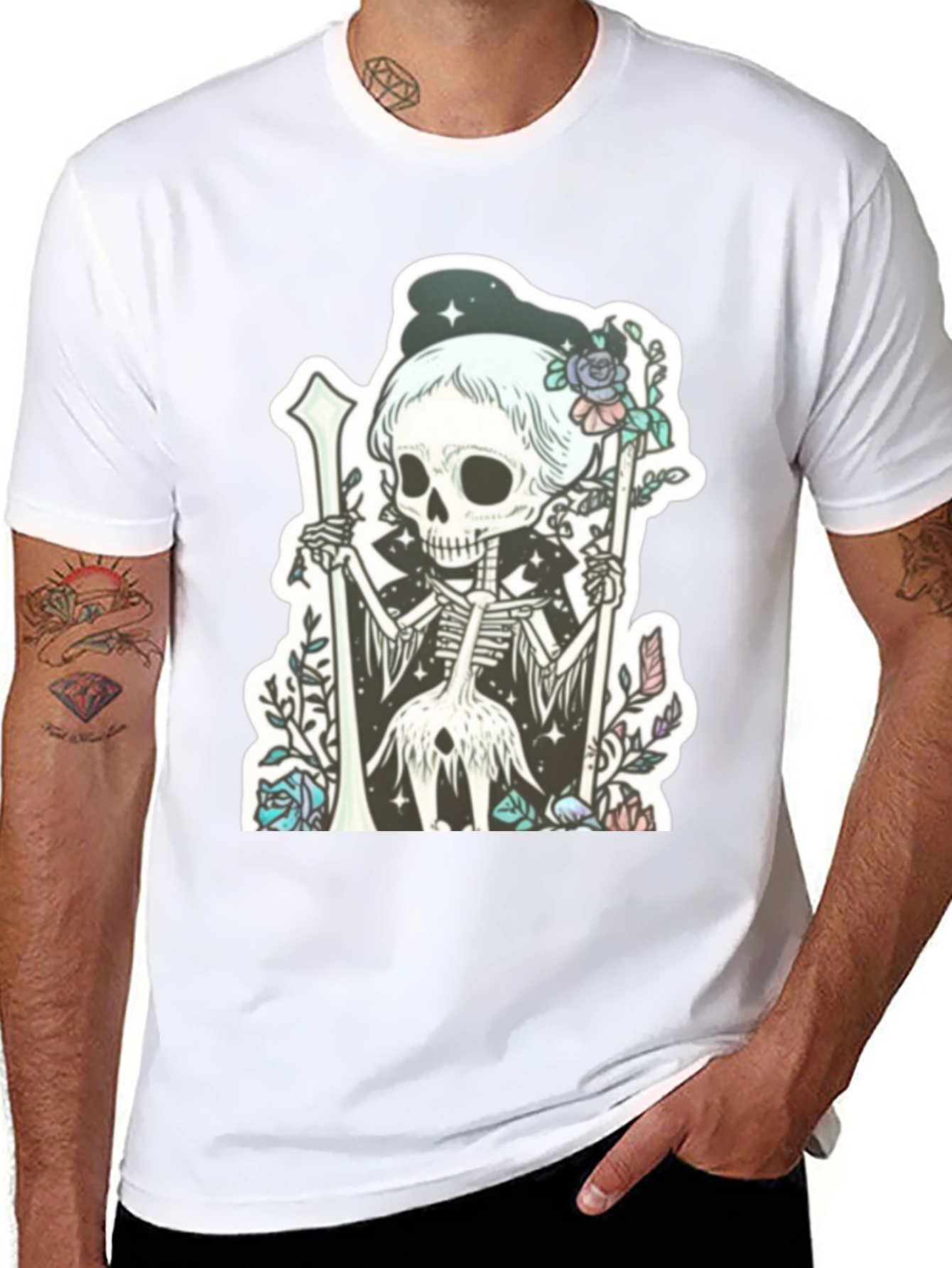 Grim Reaper Skeleton T-Shirt