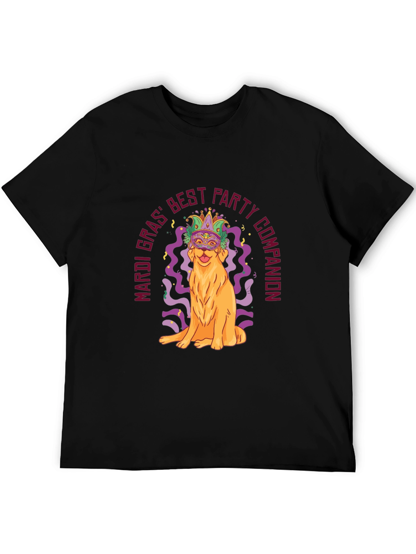Mardi Gras Dog Party T-Shirt