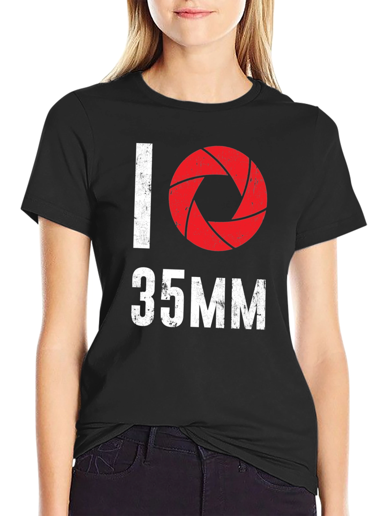 I Heart 35mm Camera T-Shirt - Photography Lover Tee