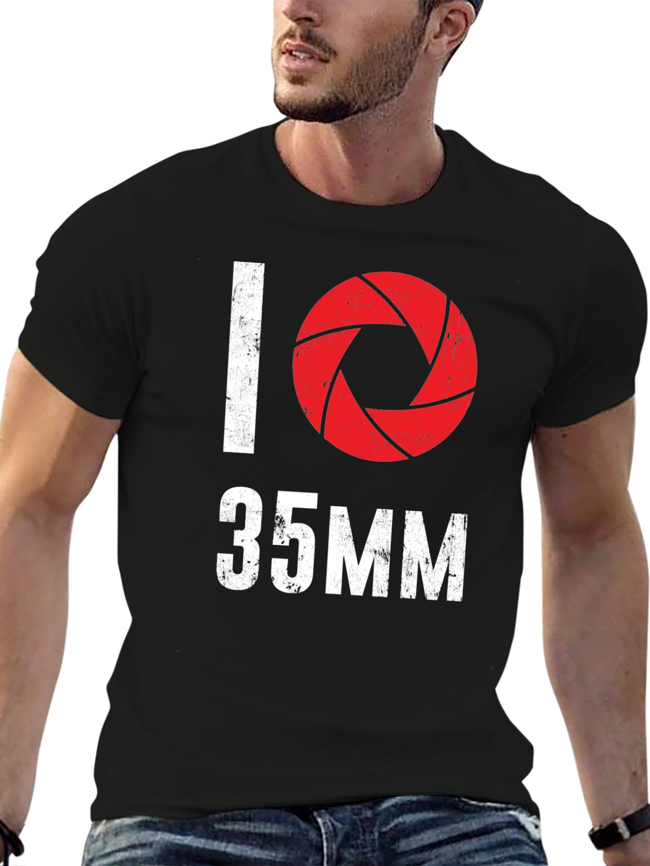 I Heart 35mm Camera T-Shirt - Photography Lover Tee