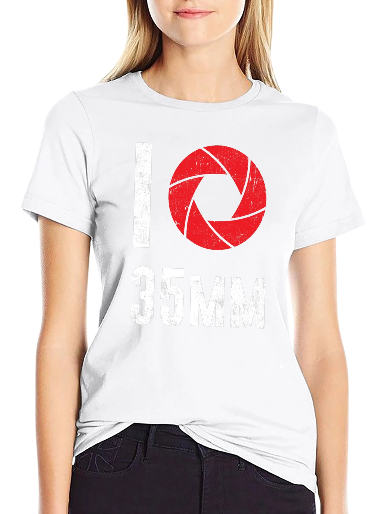 I Heart 35mm Camera T-Shirt - Photography Lover Tee