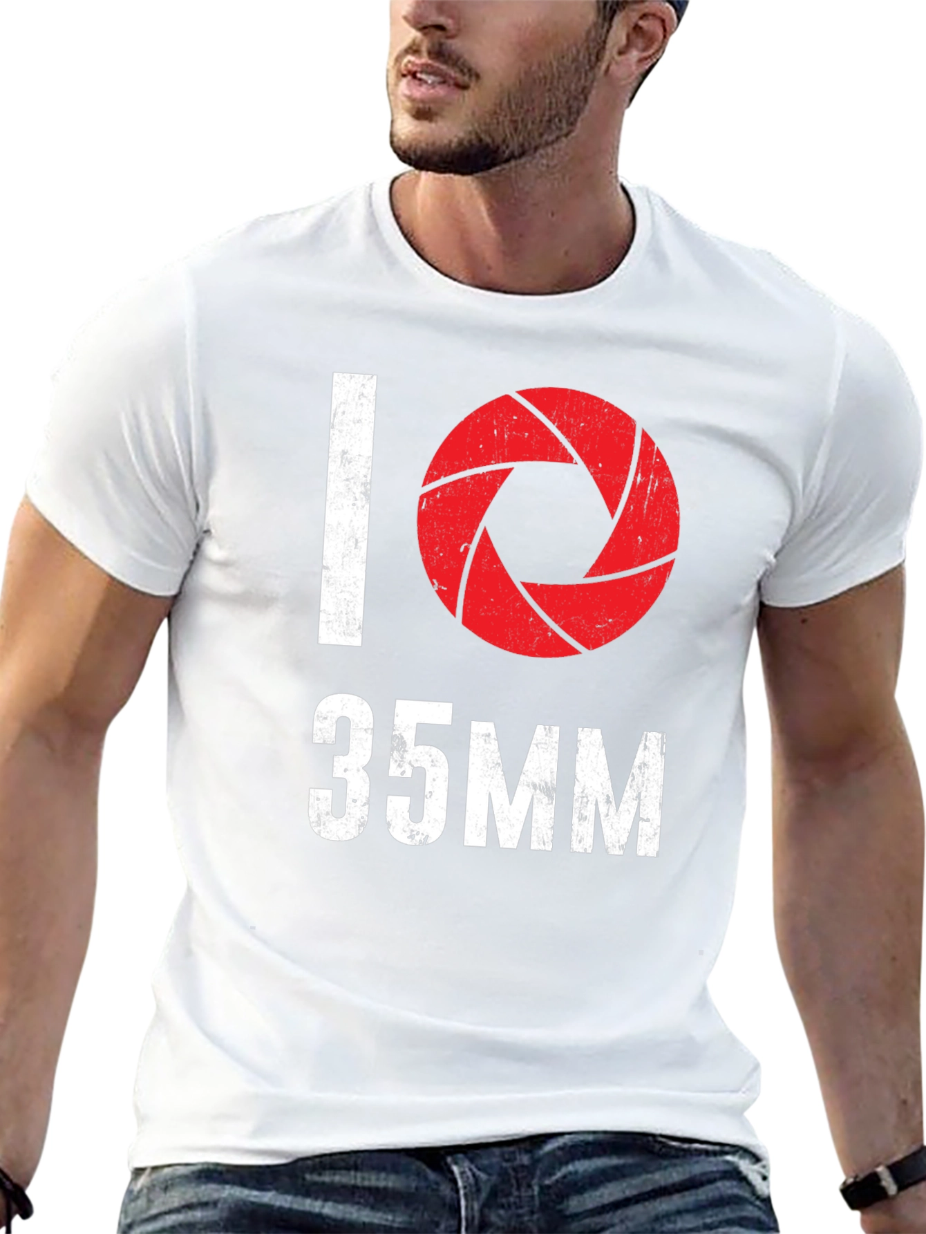 I Heart 35mm Camera T-Shirt - Photography Lover Tee