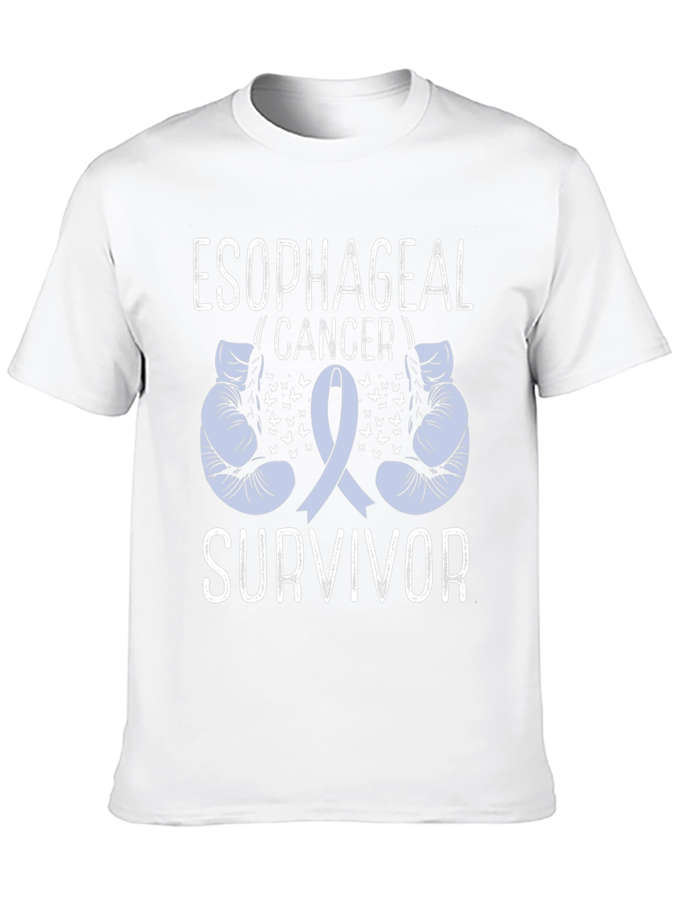 Esophageal Cancer Survivor Boxing Gloves T-Shirt
