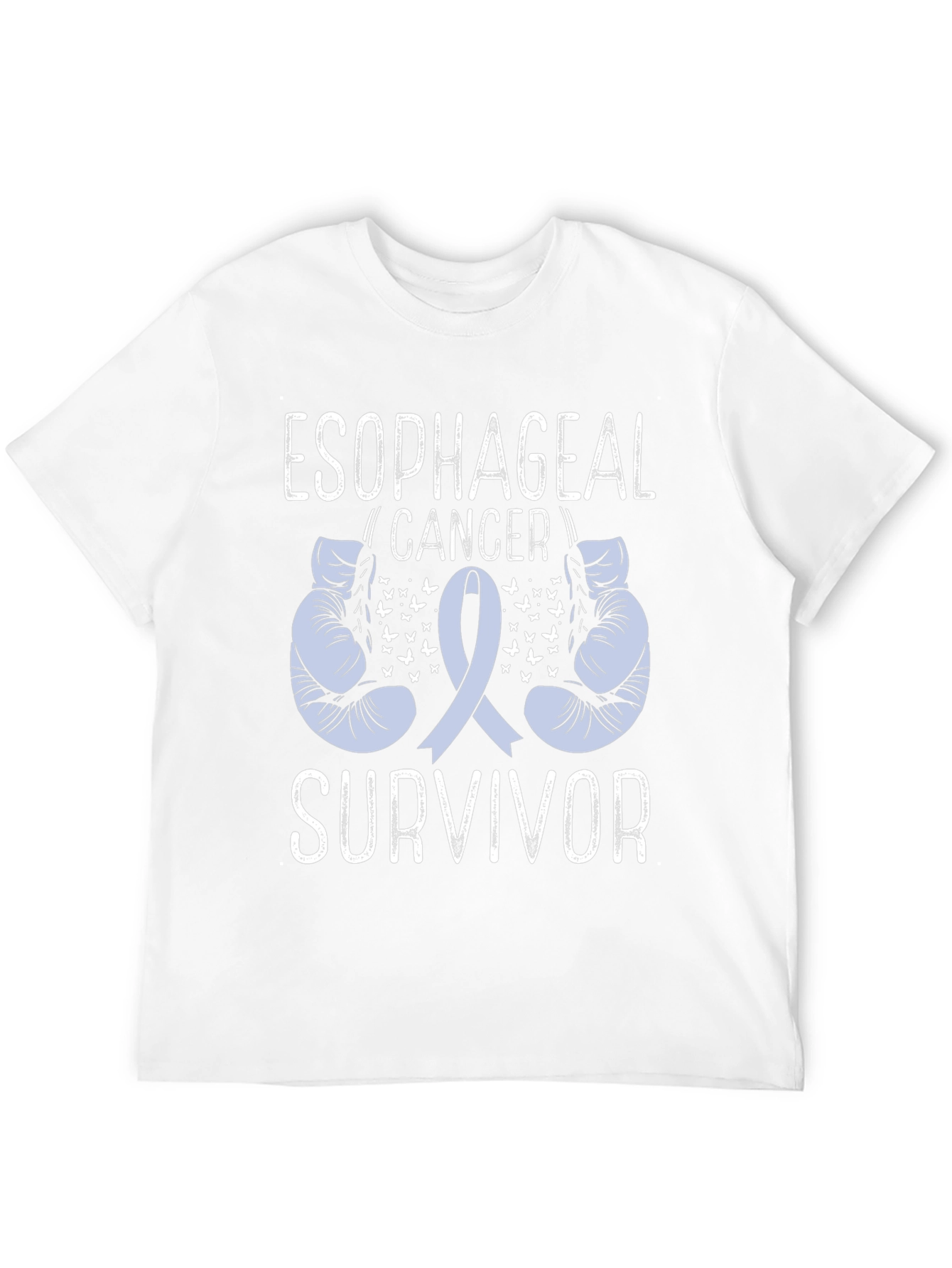 Esophageal Cancer Survivor Boxing Gloves T-Shirt