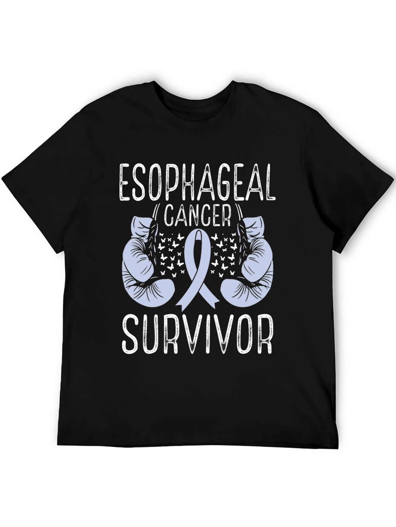 Esophageal Cancer Survivor Boxing Gloves T-Shirt