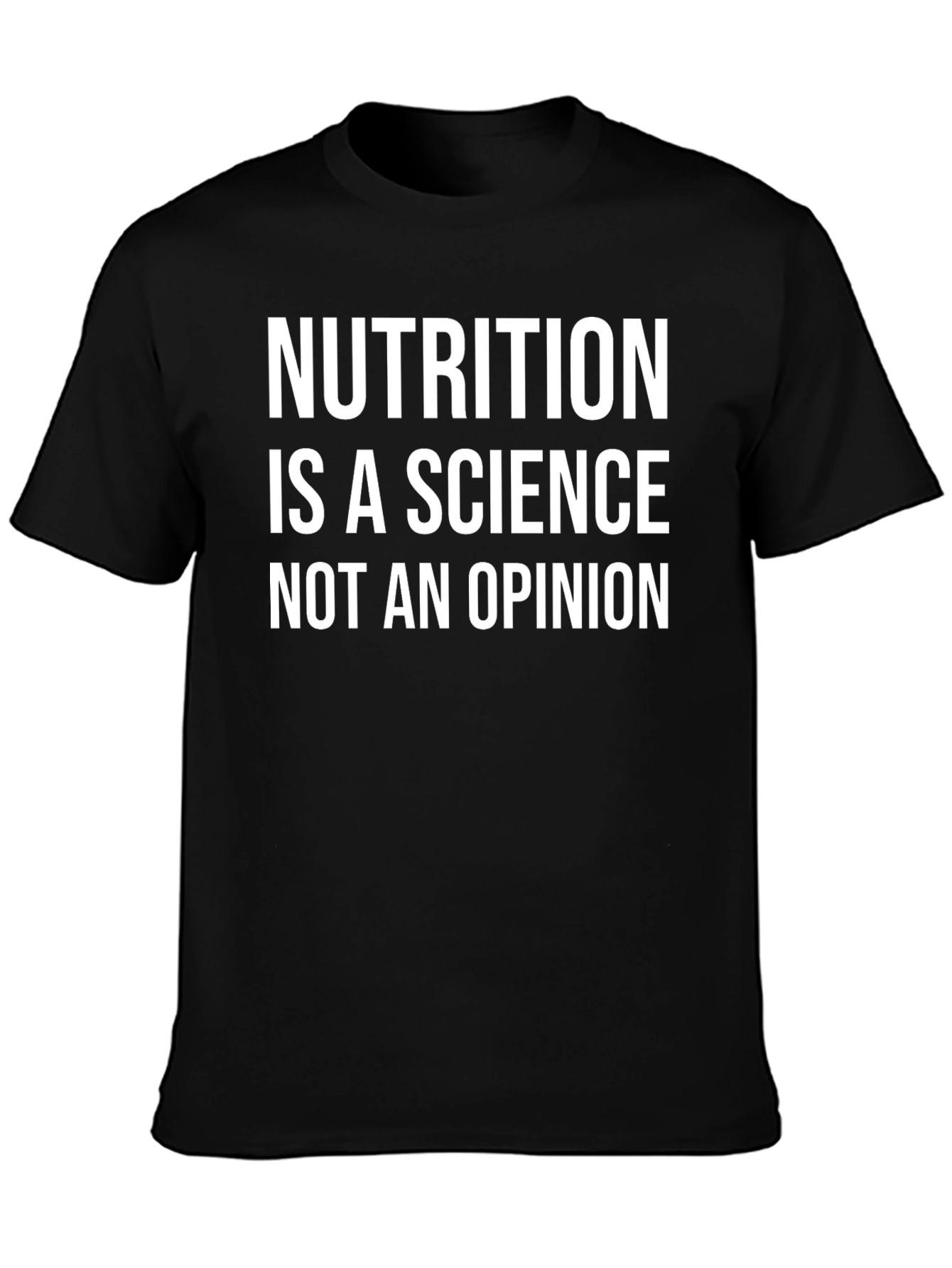 Nutrition is a Science T-Shirt - Black