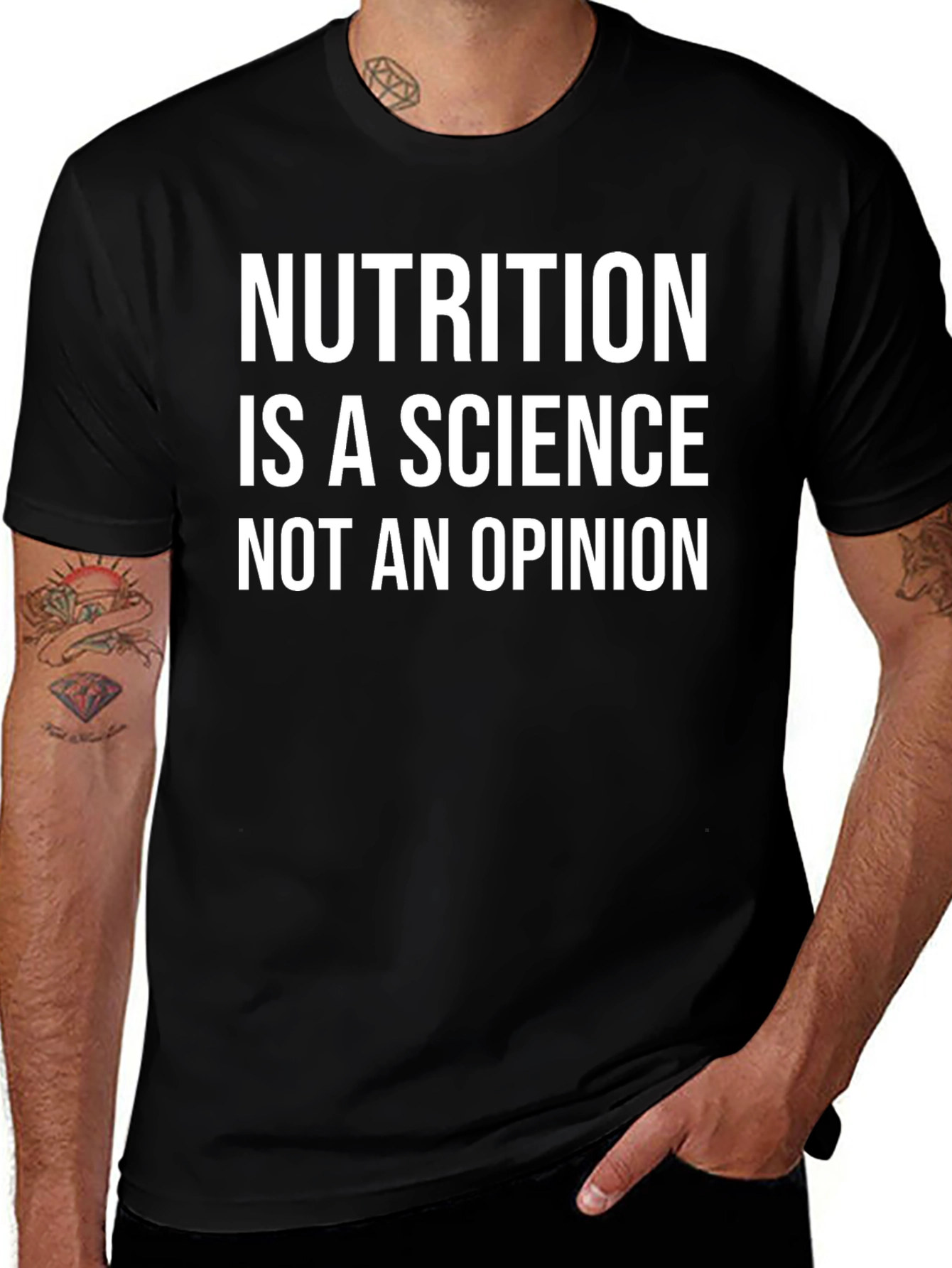 Nutrition is a Science T-Shirt - Black