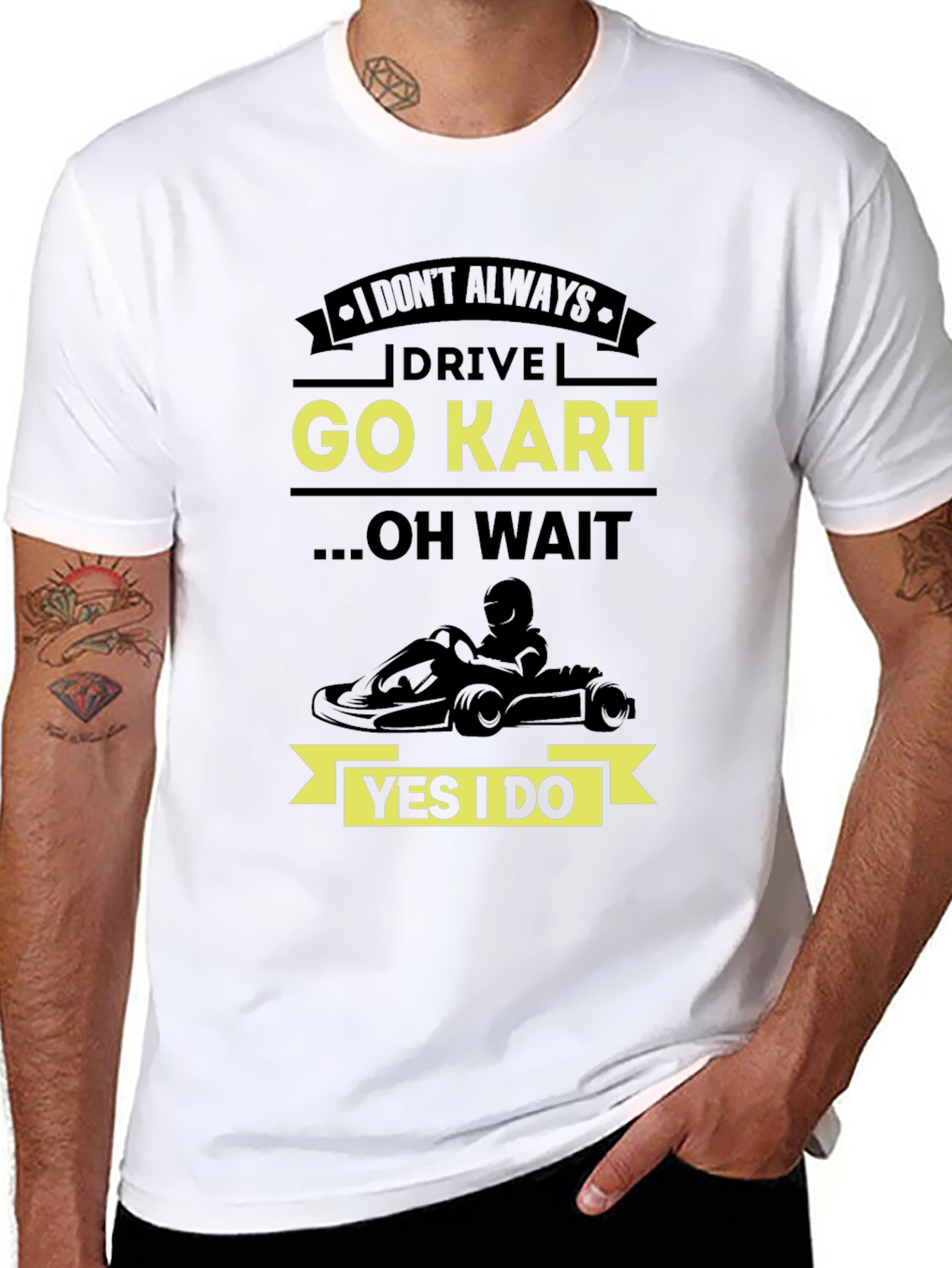 Go Kart T-Shirt - Drive Go Kart Graphic Tee