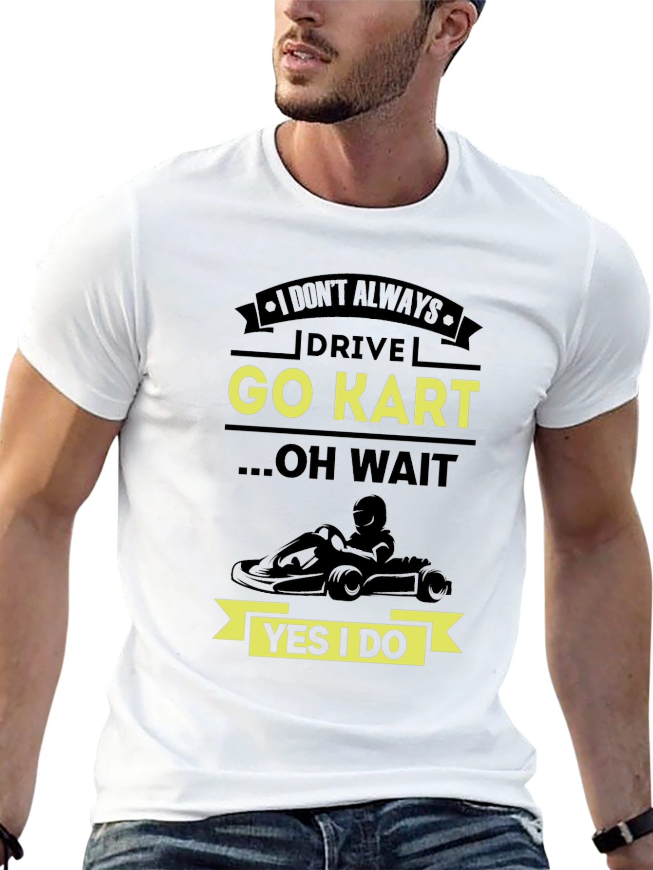 Go Kart T-Shirt - Drive Go Kart Graphic Tee