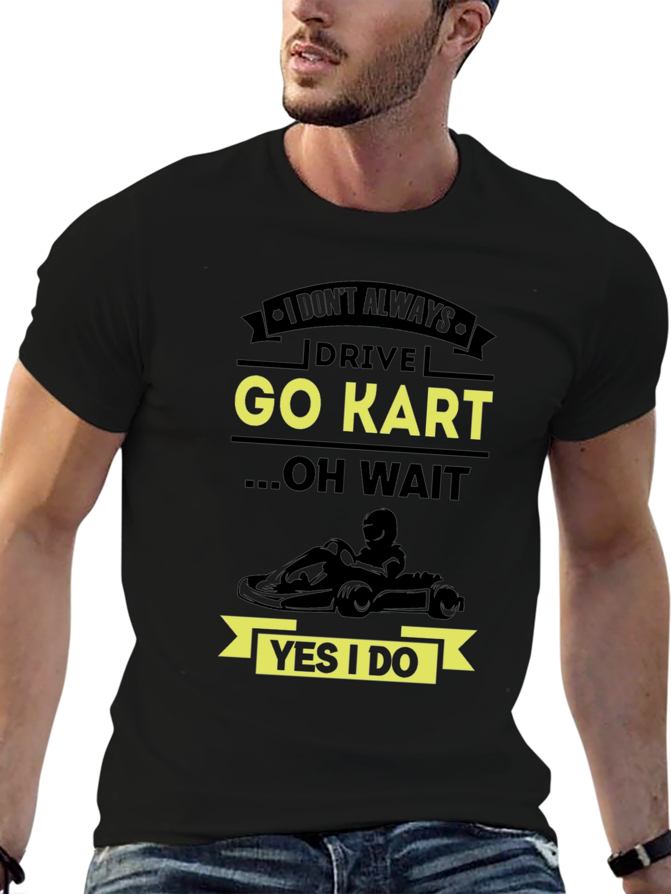 Go Kart T-Shirt - Drive Go Kart Graphic Tee