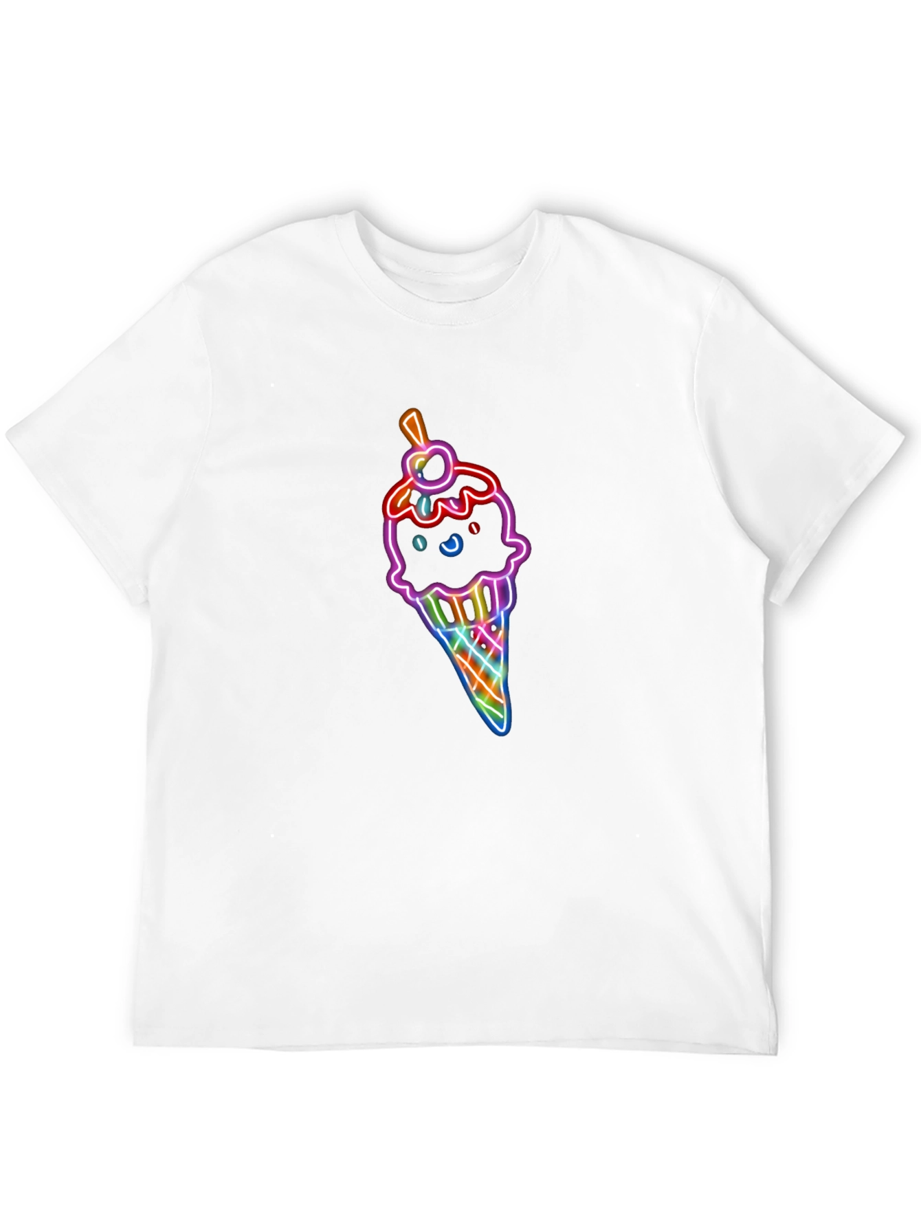 Neon Ice Cream Graphic Tee