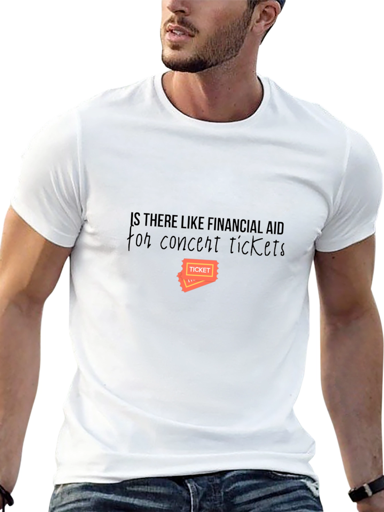 Financial Aid Concert Ticket Graphic Tee
