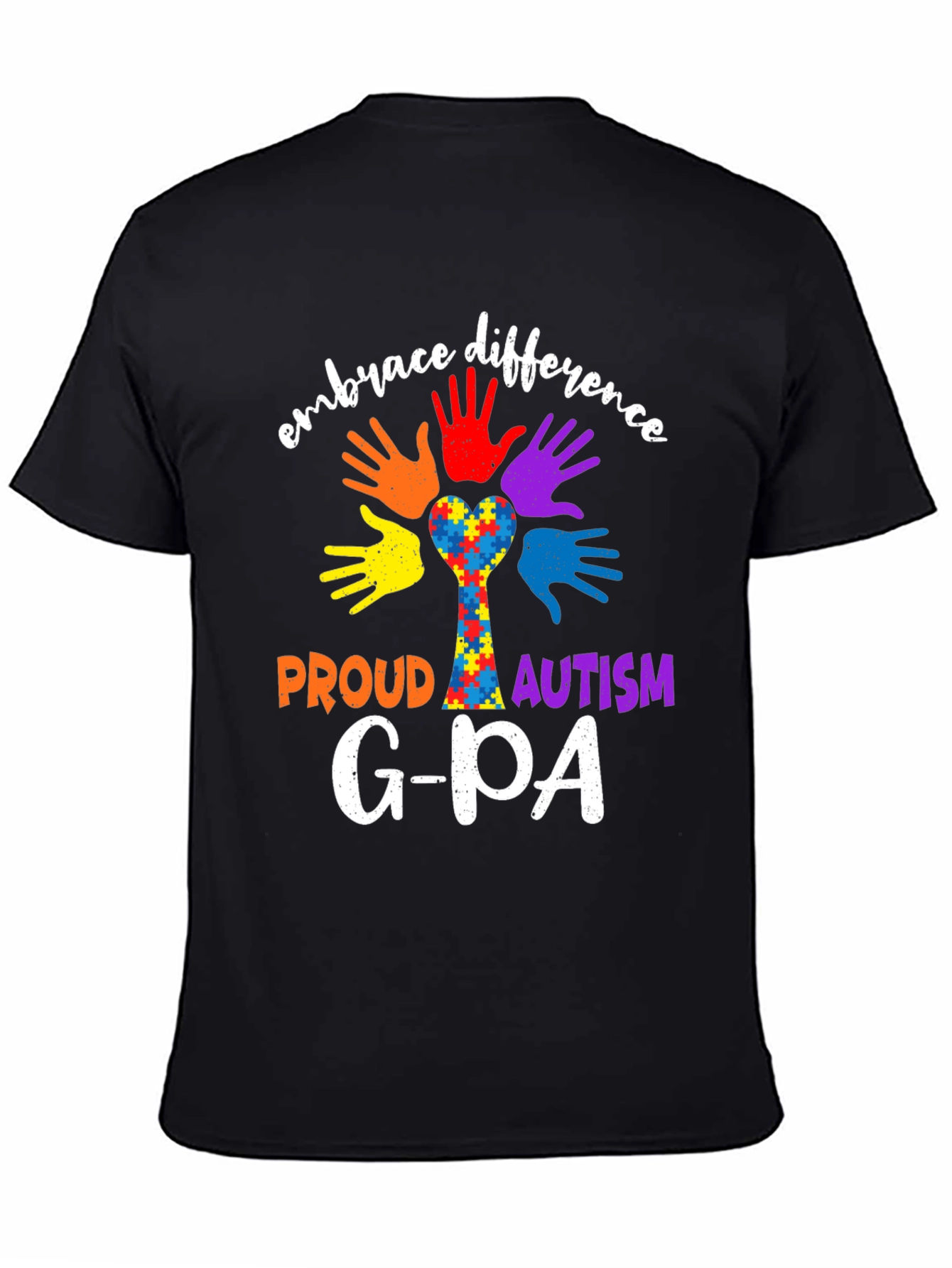 Embrace Difference Autism Awareness T-Shirt