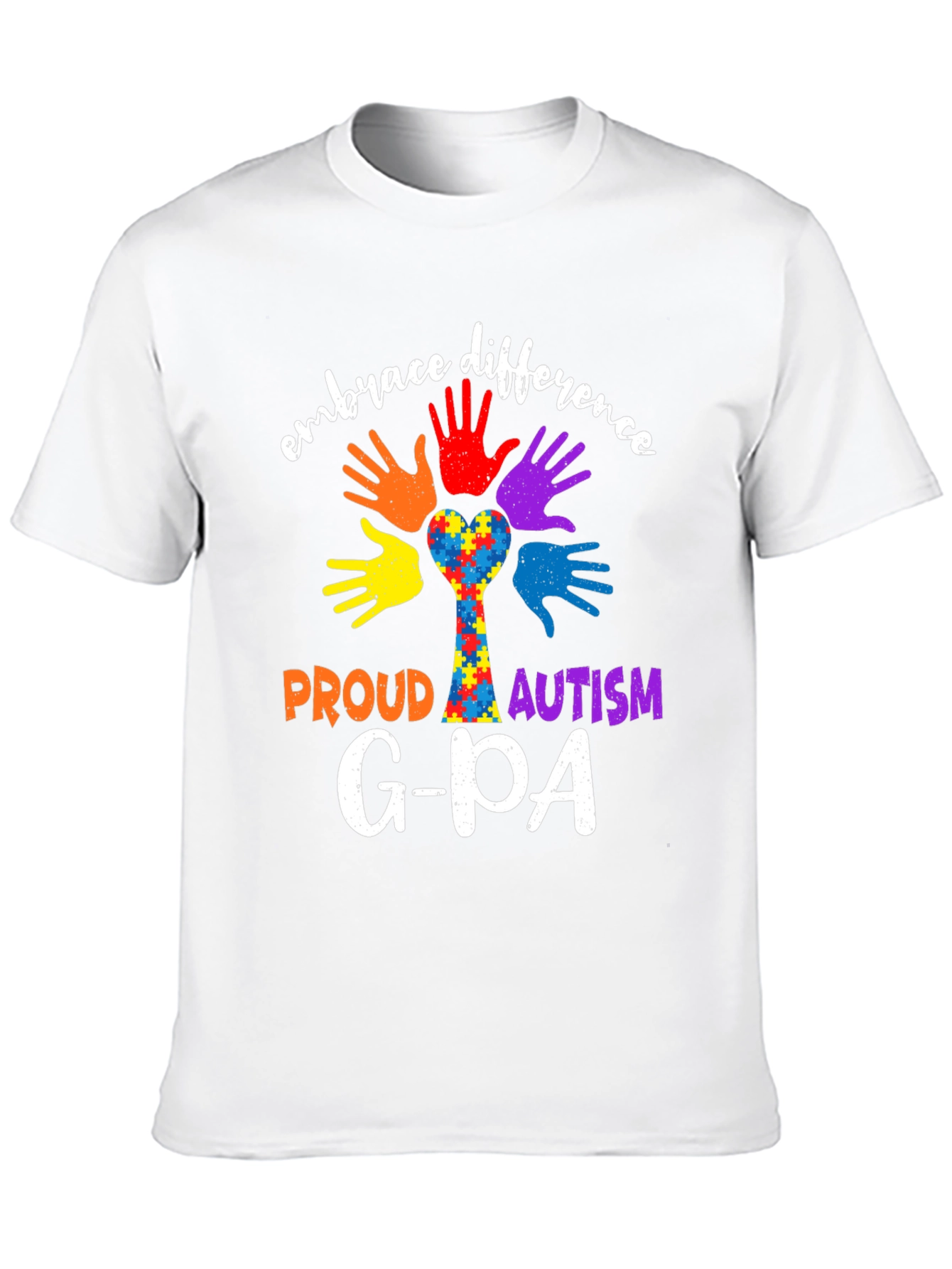 Embrace Difference Autism Awareness T-Shirt