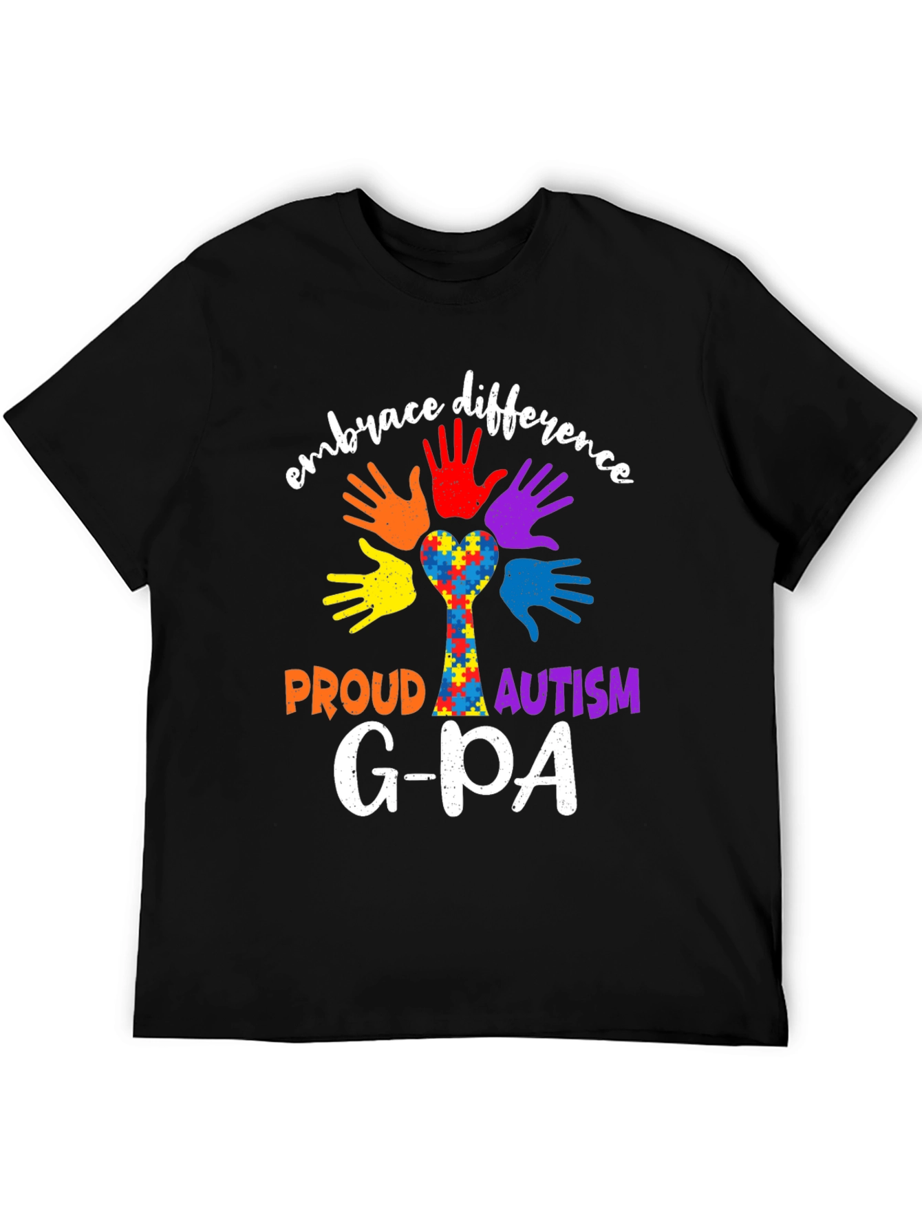 Embrace Difference Autism Awareness T-Shirt