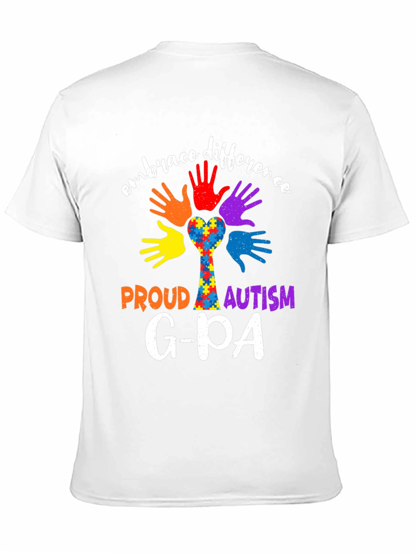 Embrace Difference Autism Awareness T-Shirt
