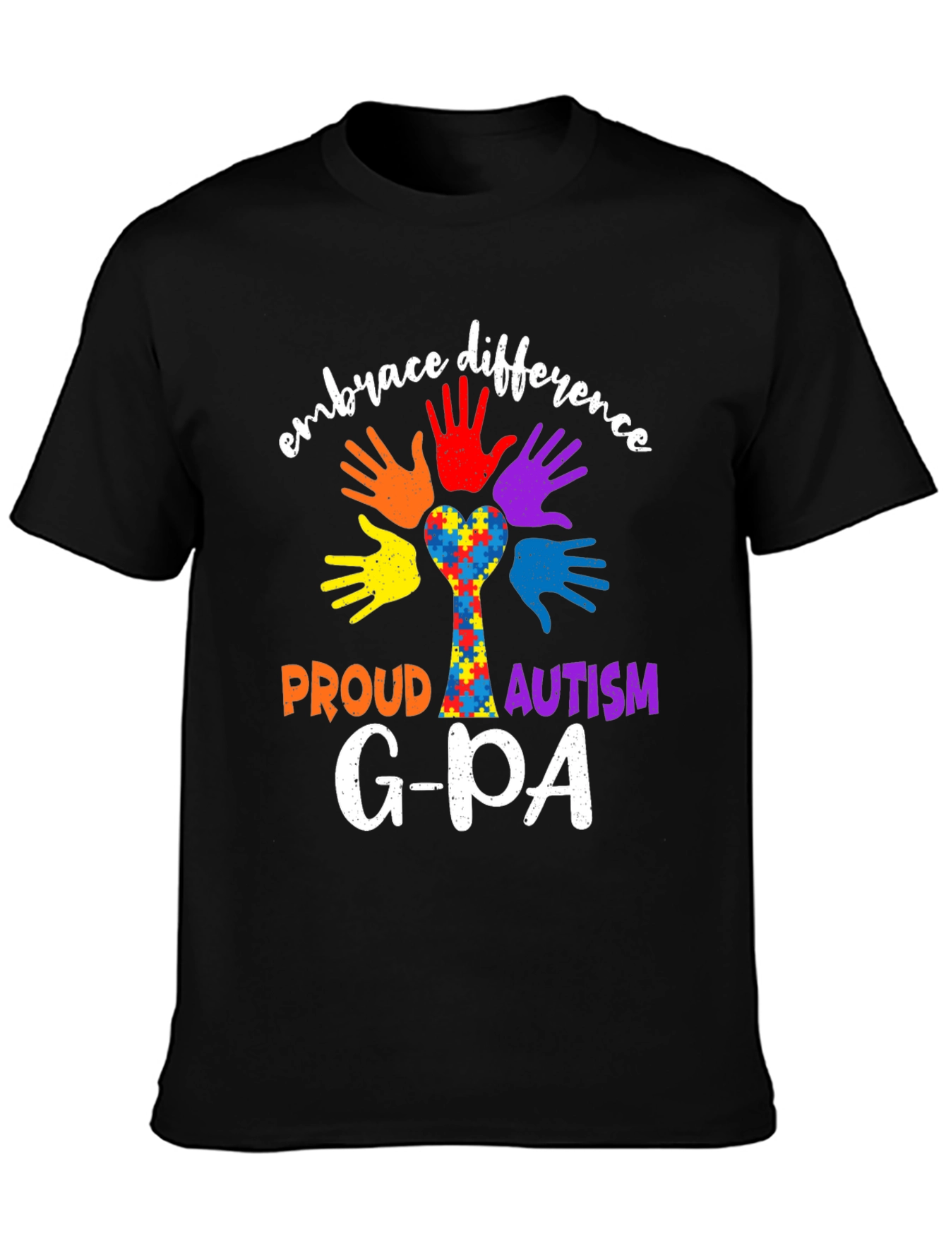 Embrace Difference Autism Awareness T-Shirt