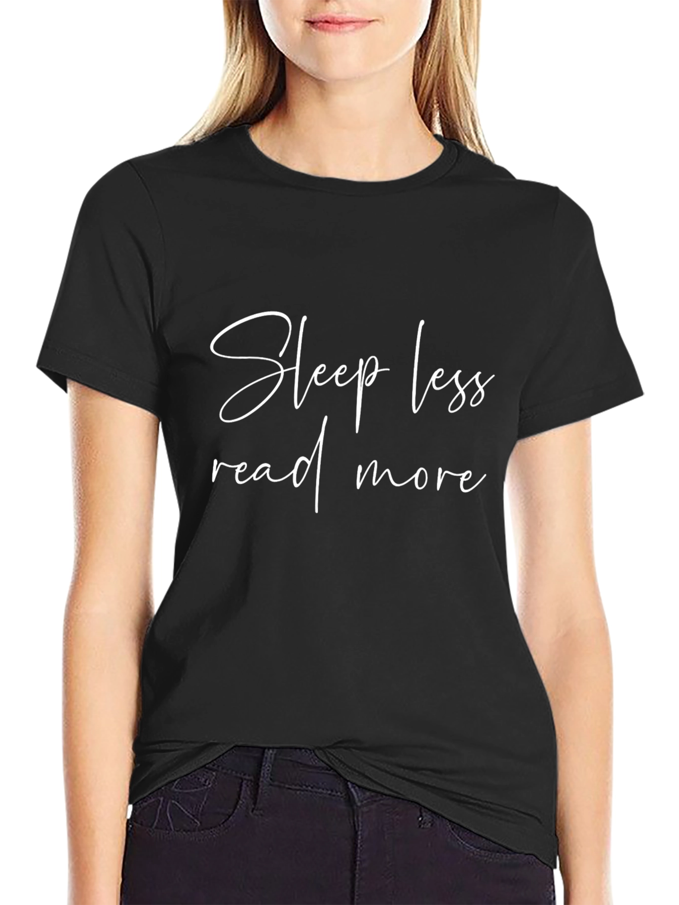 Sleep Less Read More Graphic Tee