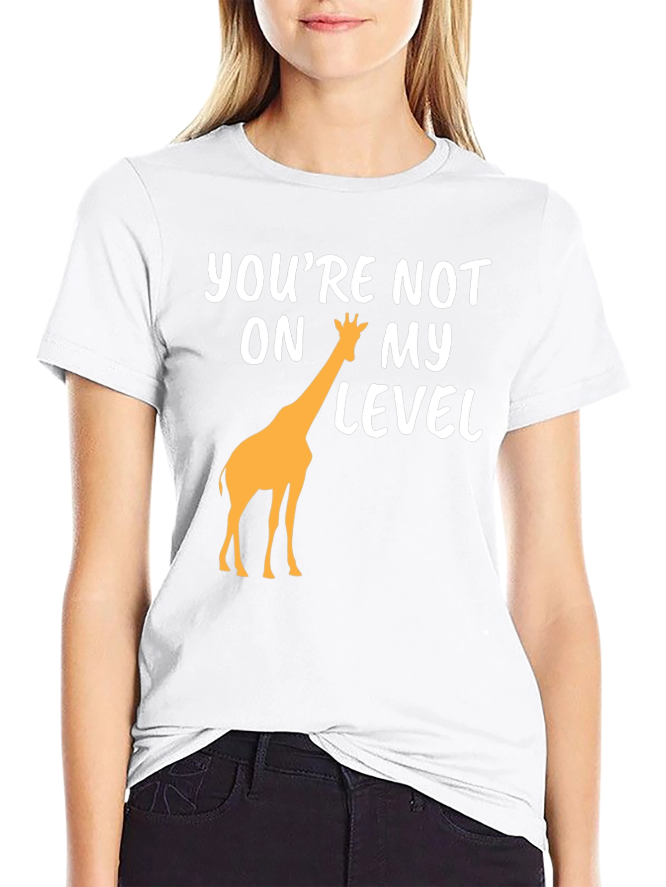 Giraffe Level Graphic T-Shirt