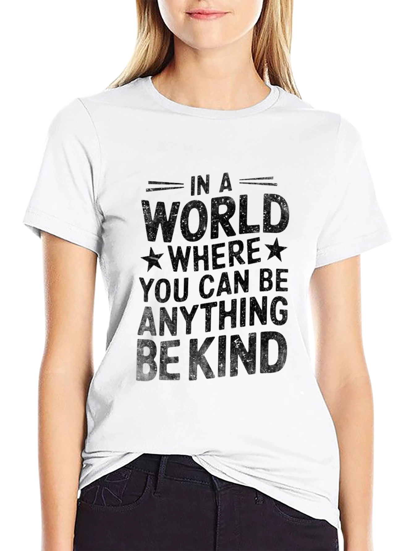 Be Kind Graphic Tee - Trendy Black T-Shirt