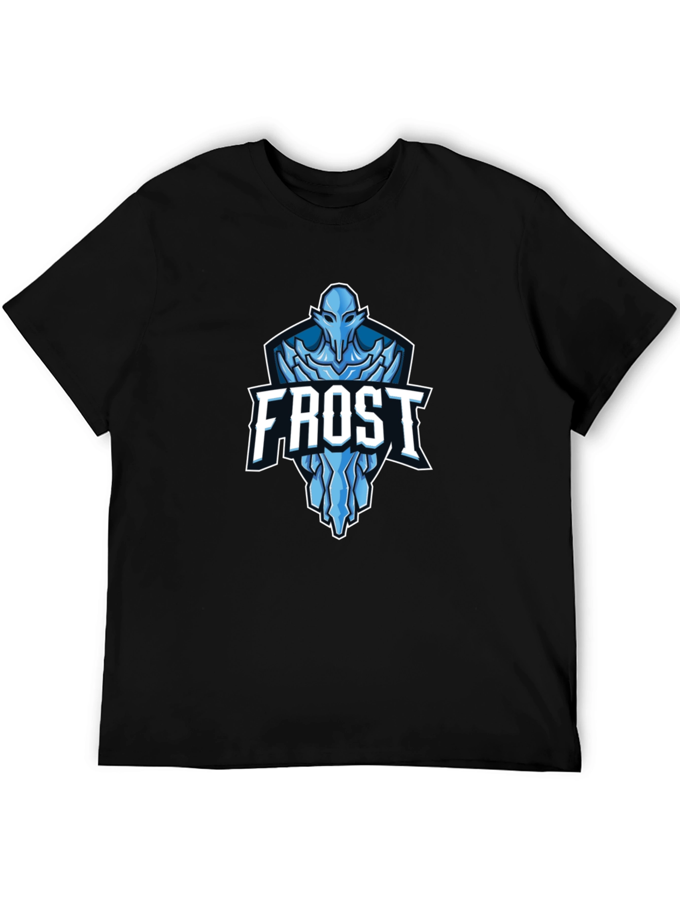 Frost Graphic T-Shirt - Black Crew Neck Tee