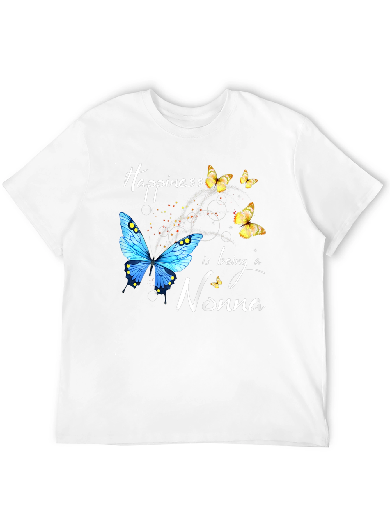 Happiness is Being a Nonna Butterfly T-Shirt