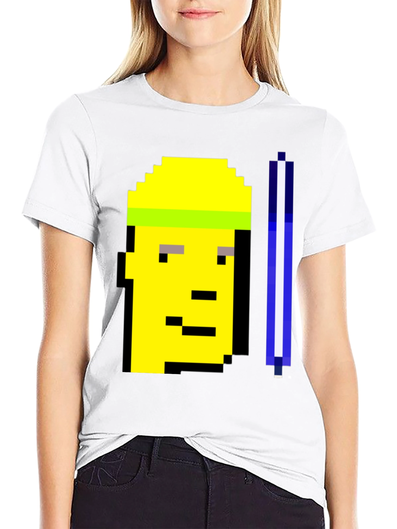 Pixel Art T-Shirt - Crypto Punk Style