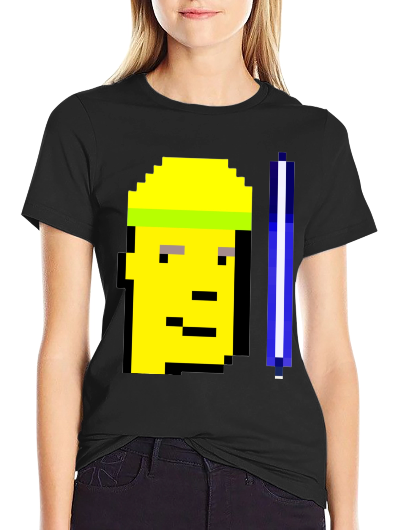 Pixel Art T-Shirt - Crypto Punk Style