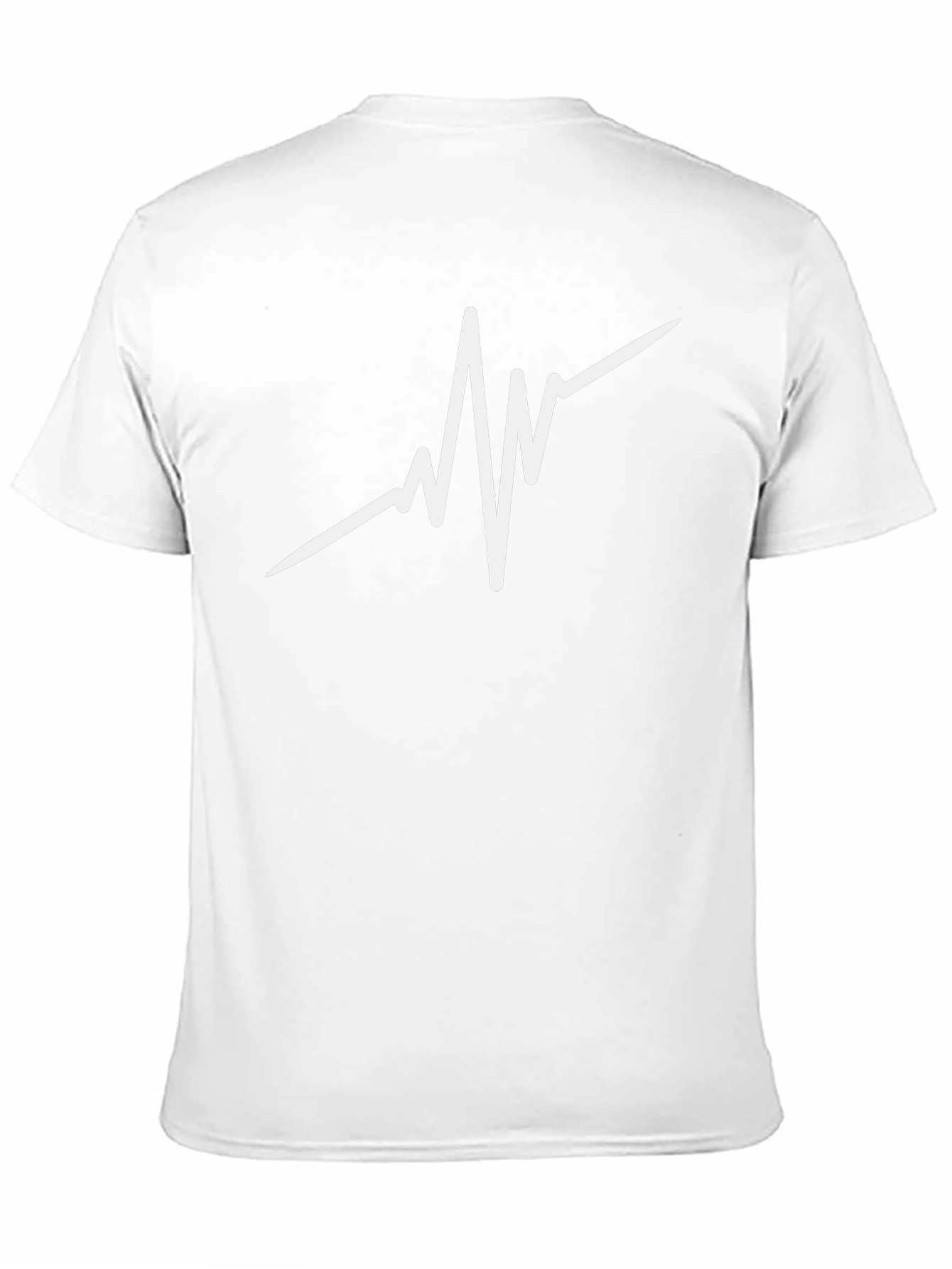 Heartbeat Graphic Black T-Shirt