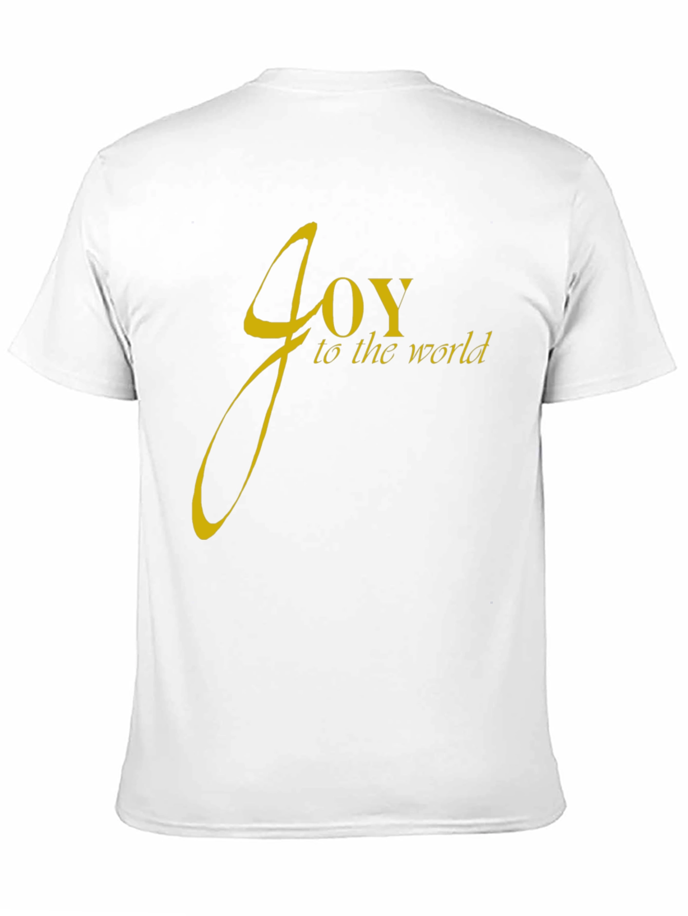 Joy to the World Black Cotton T-Shirt