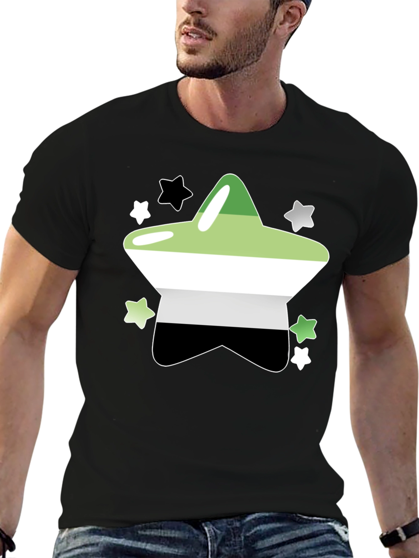 Aromantic Pride Star T-Shirt