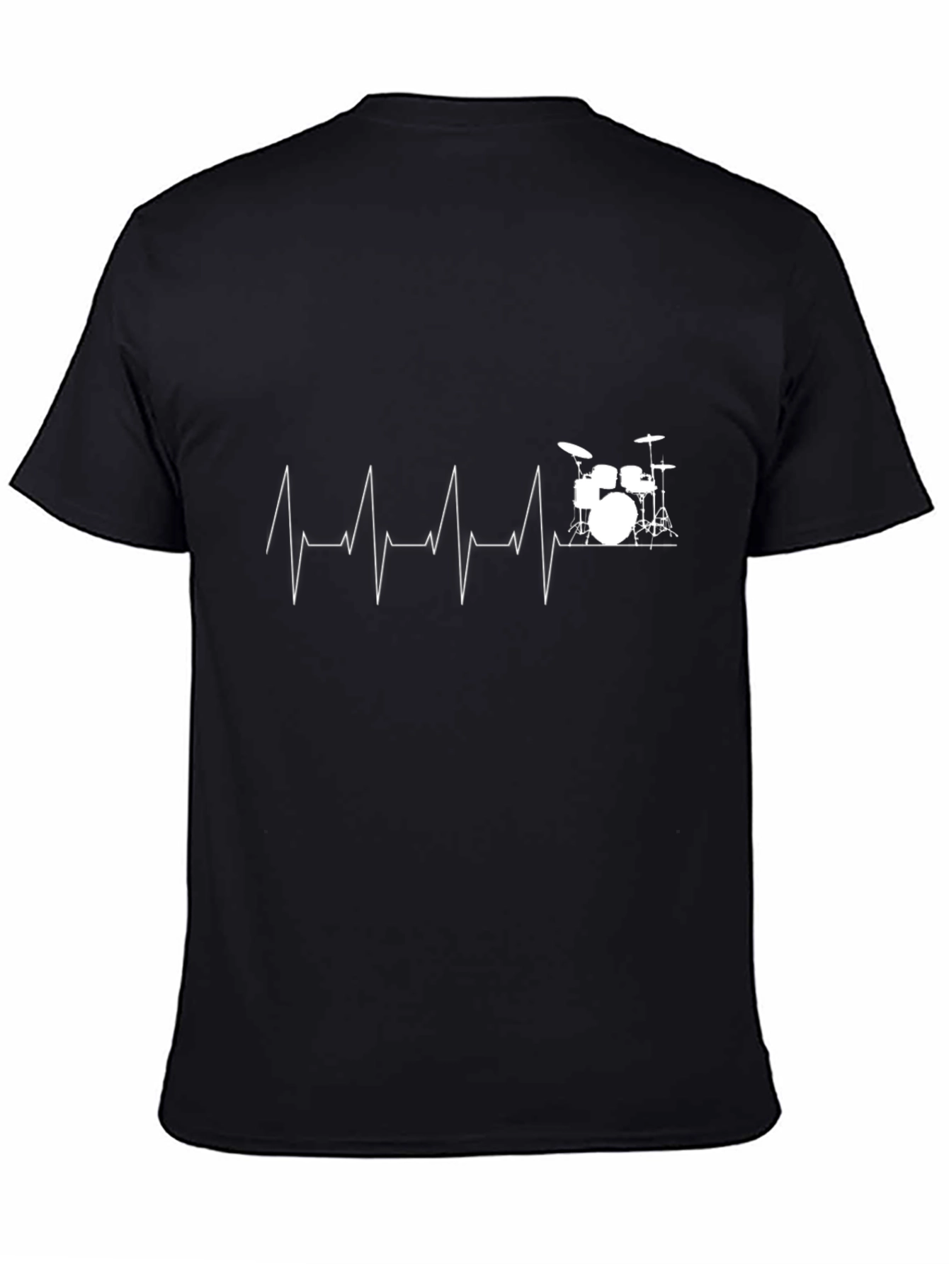 Drumbeat Heartbeat T-Shirt - Music Lover Tee
