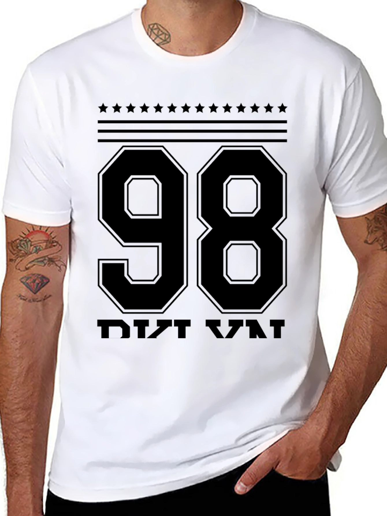 Black 98 Graphic T-Shirt