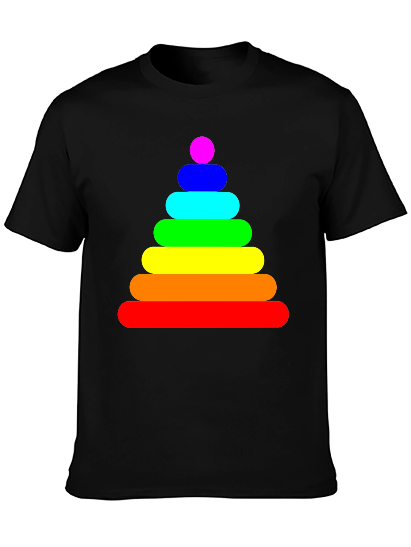 Rainbow Stacking Toy Graphic Tee
