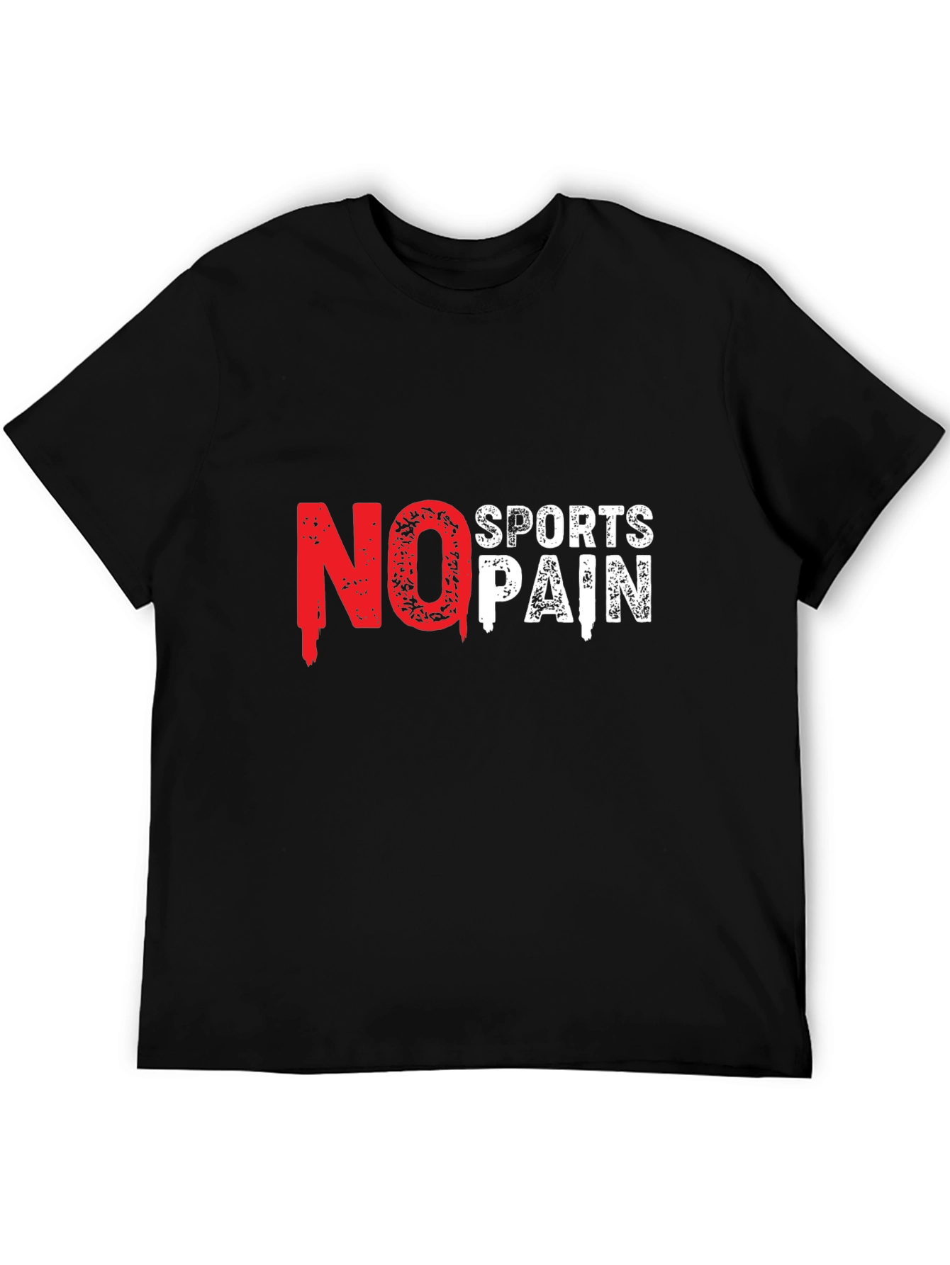 No Sports No Pain Black T-Shirt