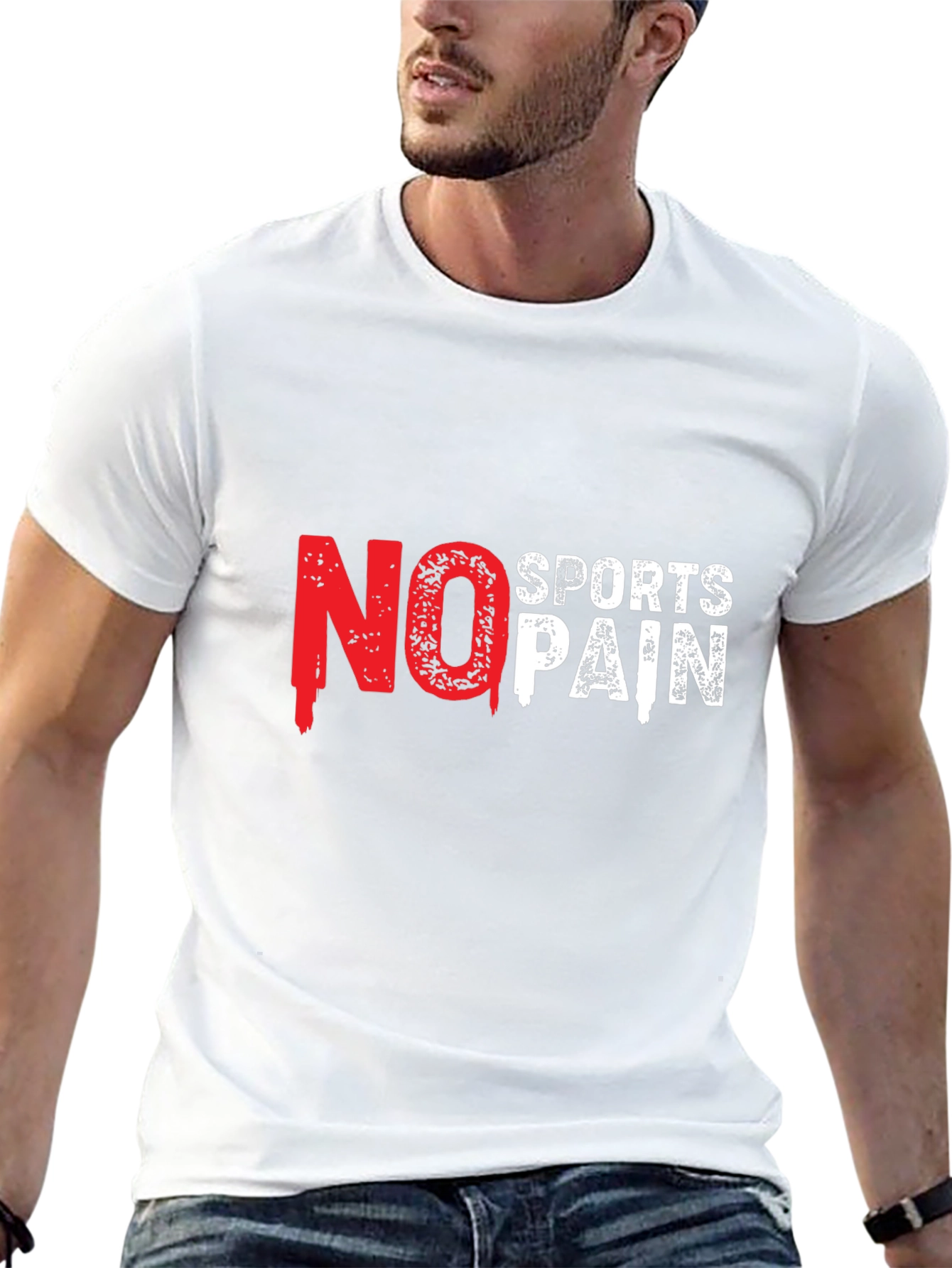 No Sports No Pain Black T-Shirt