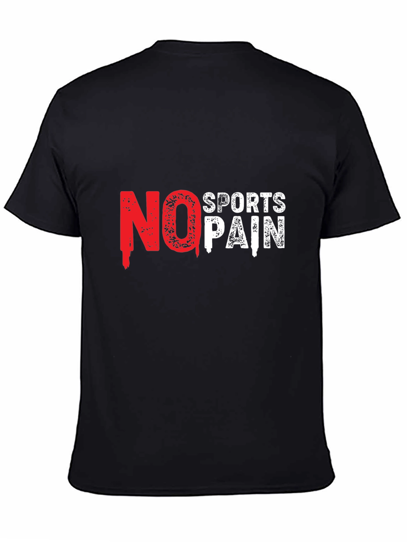 No Sports No Pain Black T-Shirt