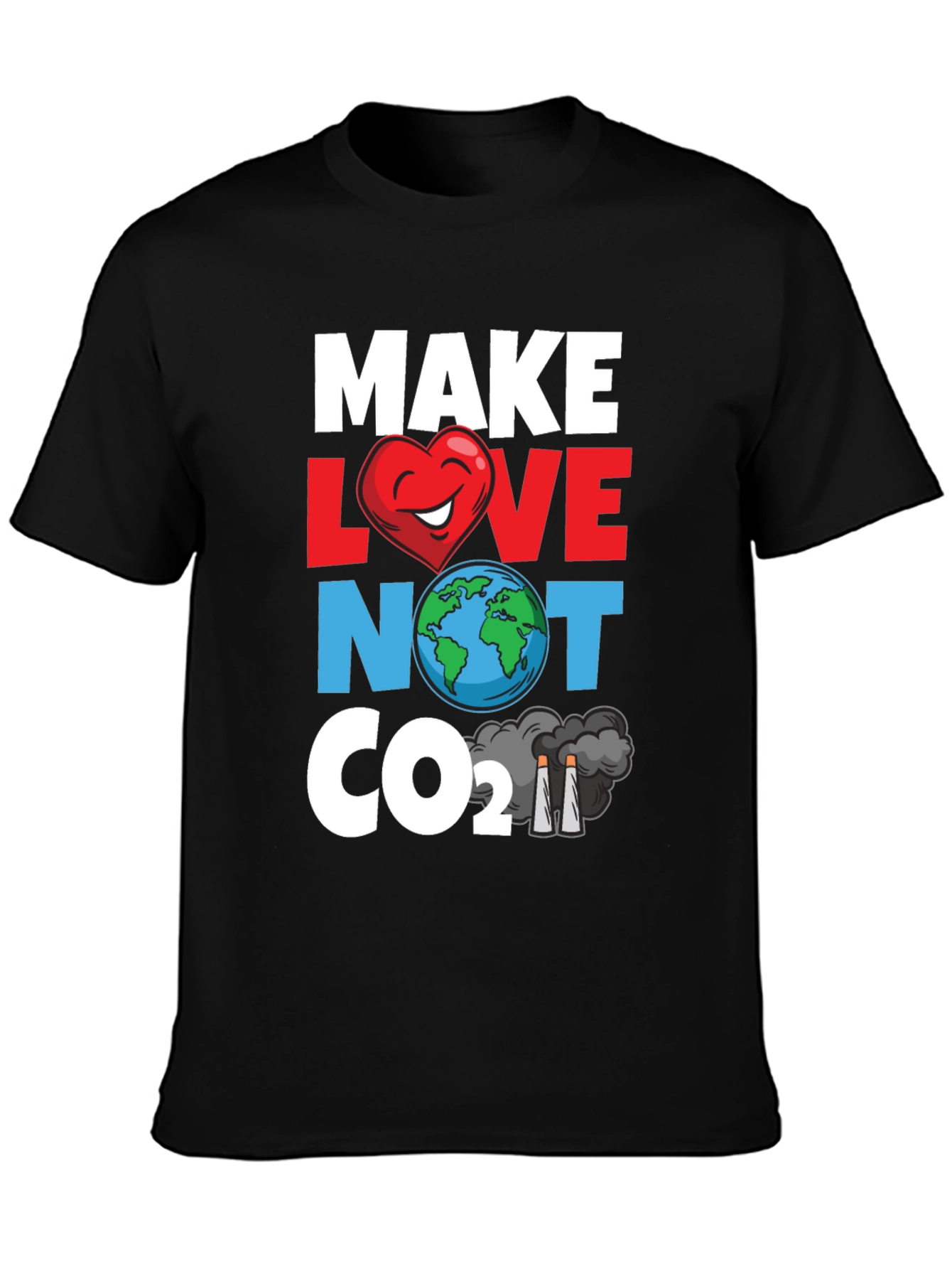 Eco-Friendly Tee: Make Love Not CO2