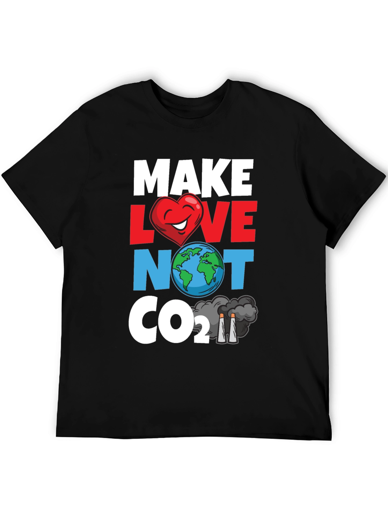 Eco-Friendly Tee: Make Love Not CO2