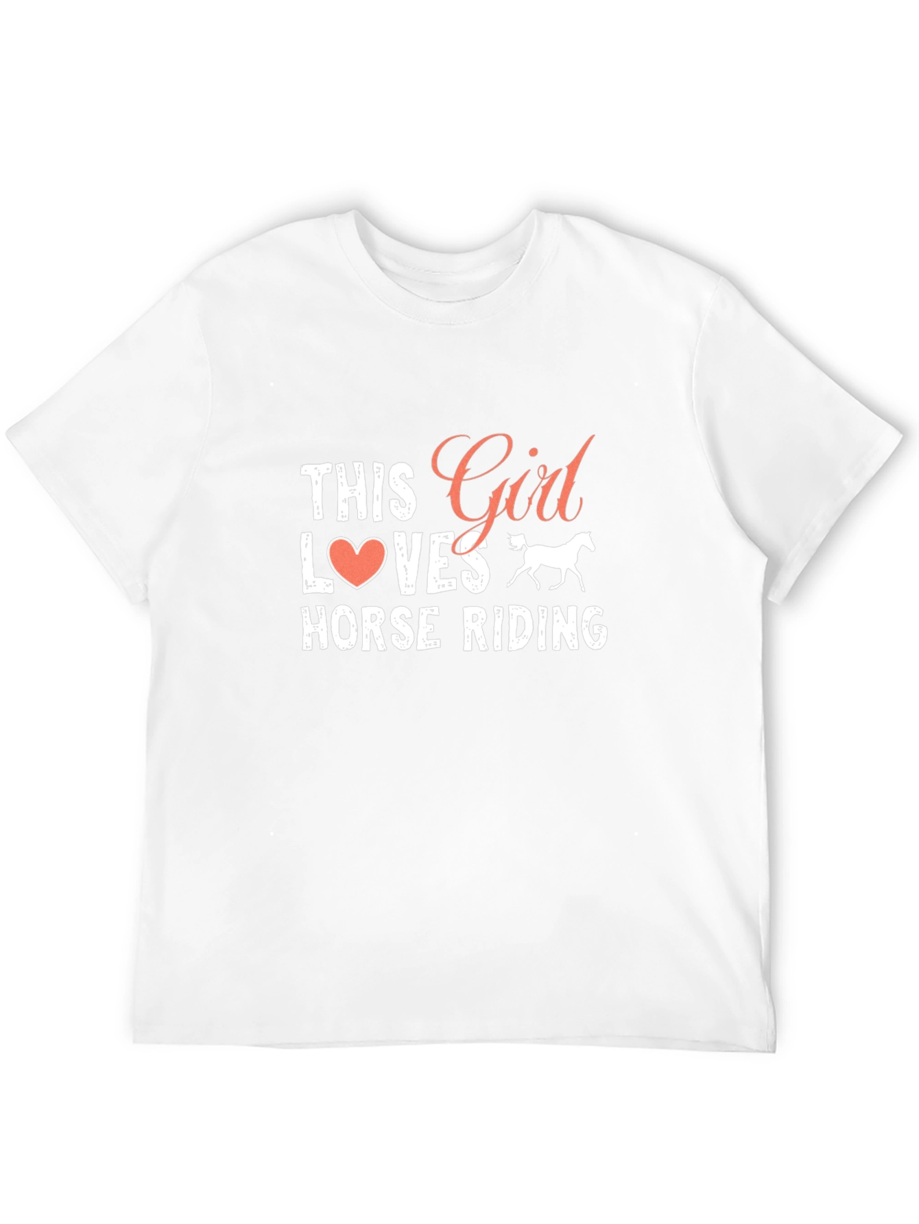 Horse Riding Girl T-Shirt - Equestrian Lover Tee