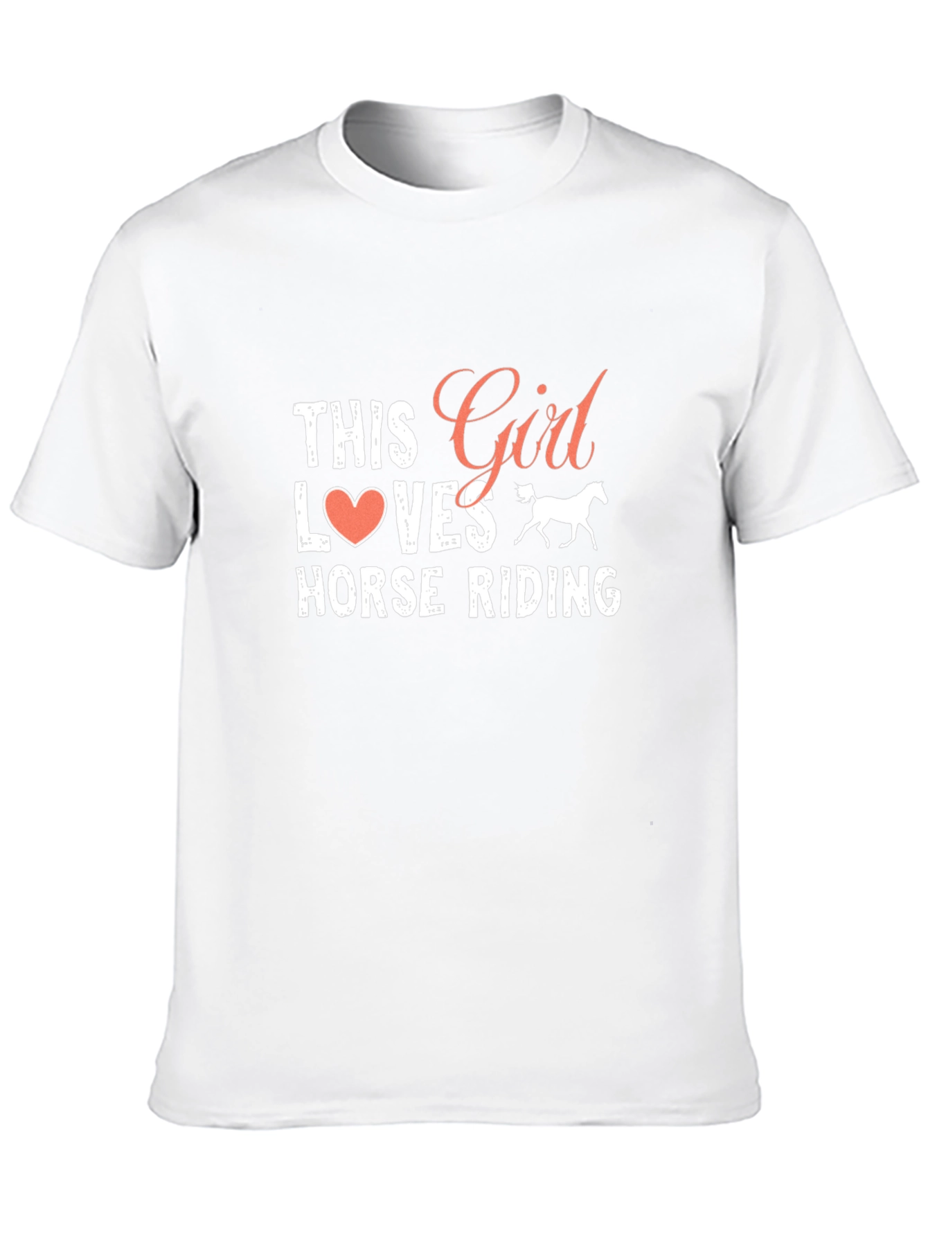 Horse Riding Girl T-Shirt - Equestrian Lover Tee