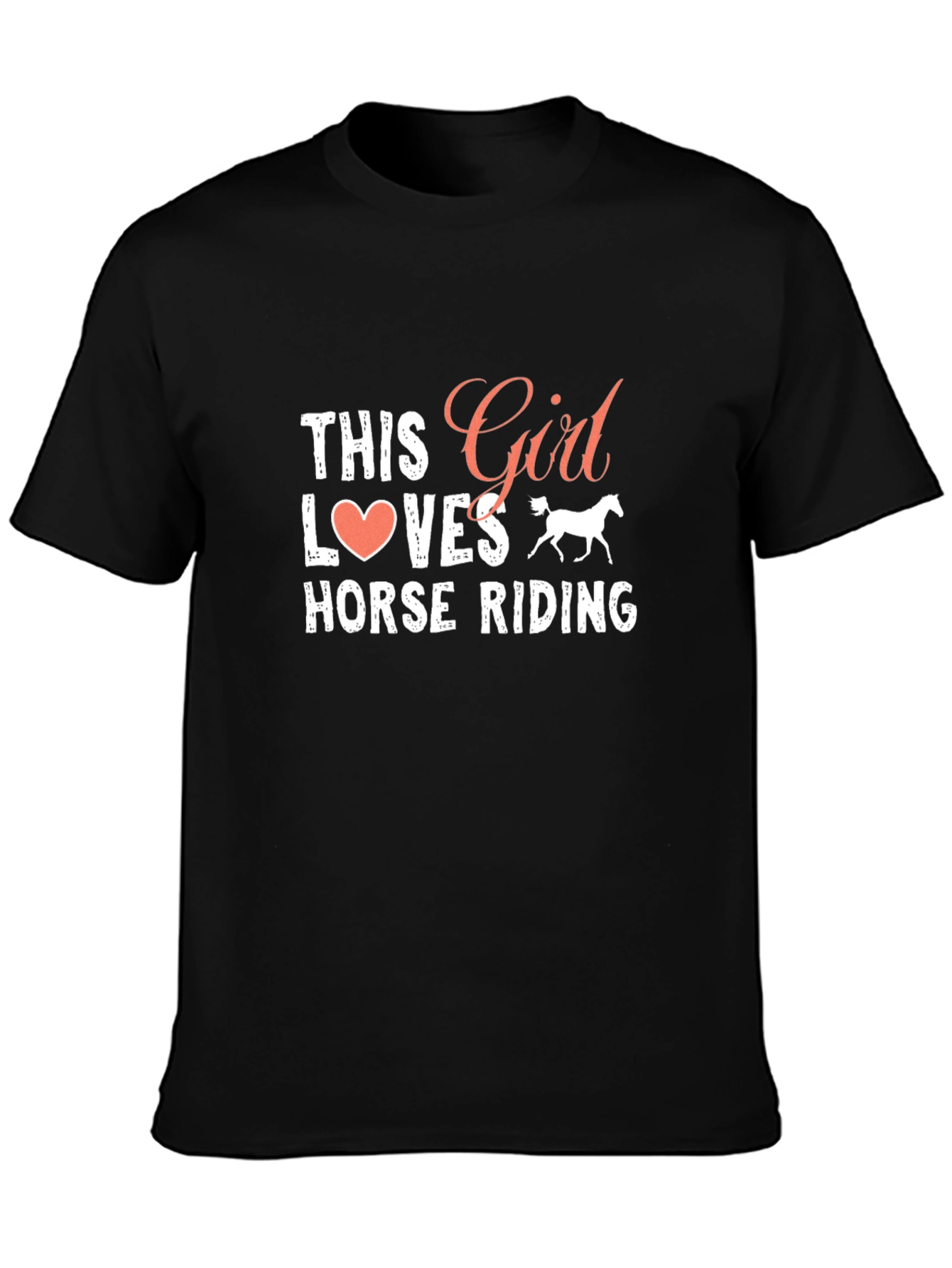 Horse Riding Girl T-Shirt - Equestrian Lover Tee