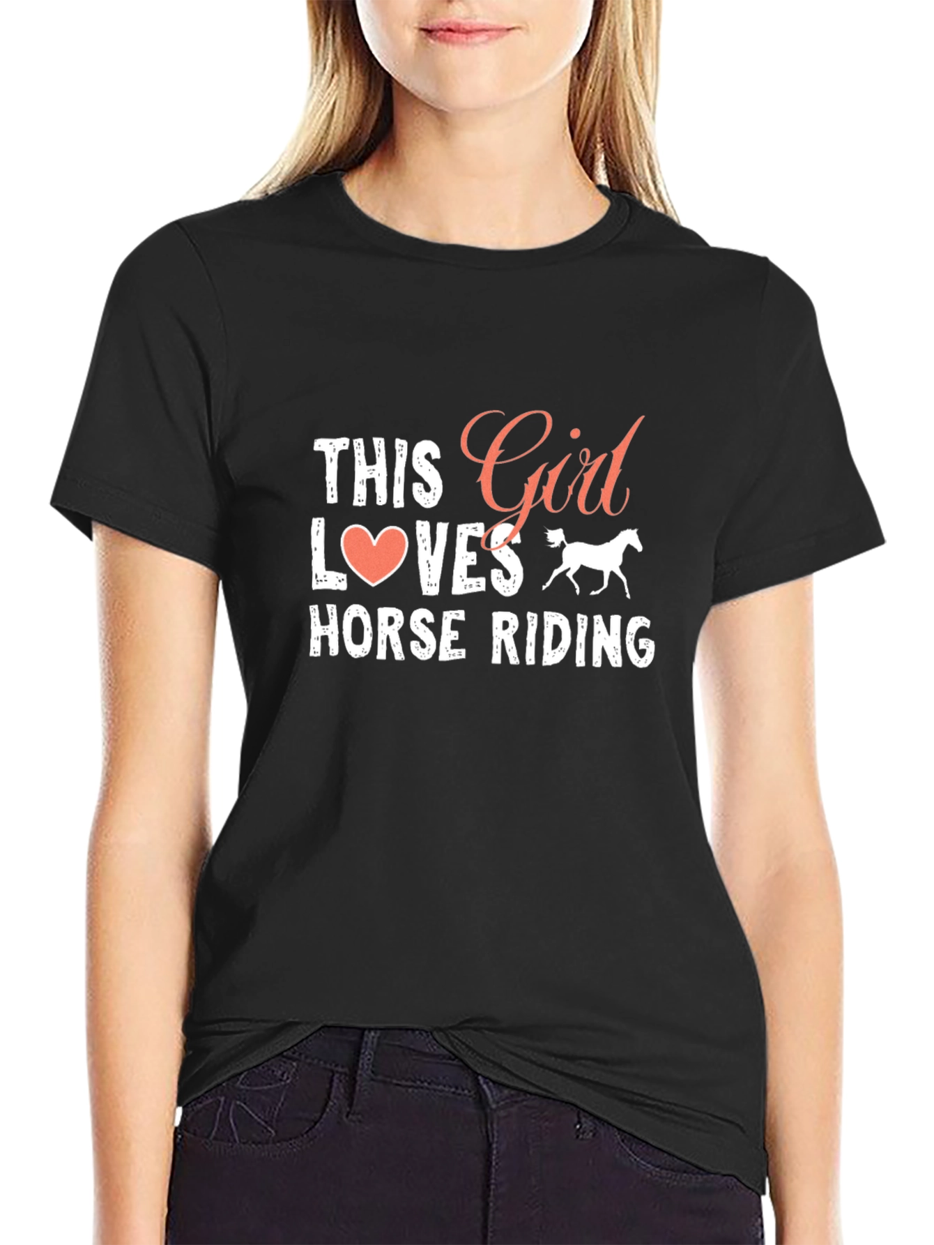 Horse Riding Girl T-Shirt - Equestrian Lover Tee