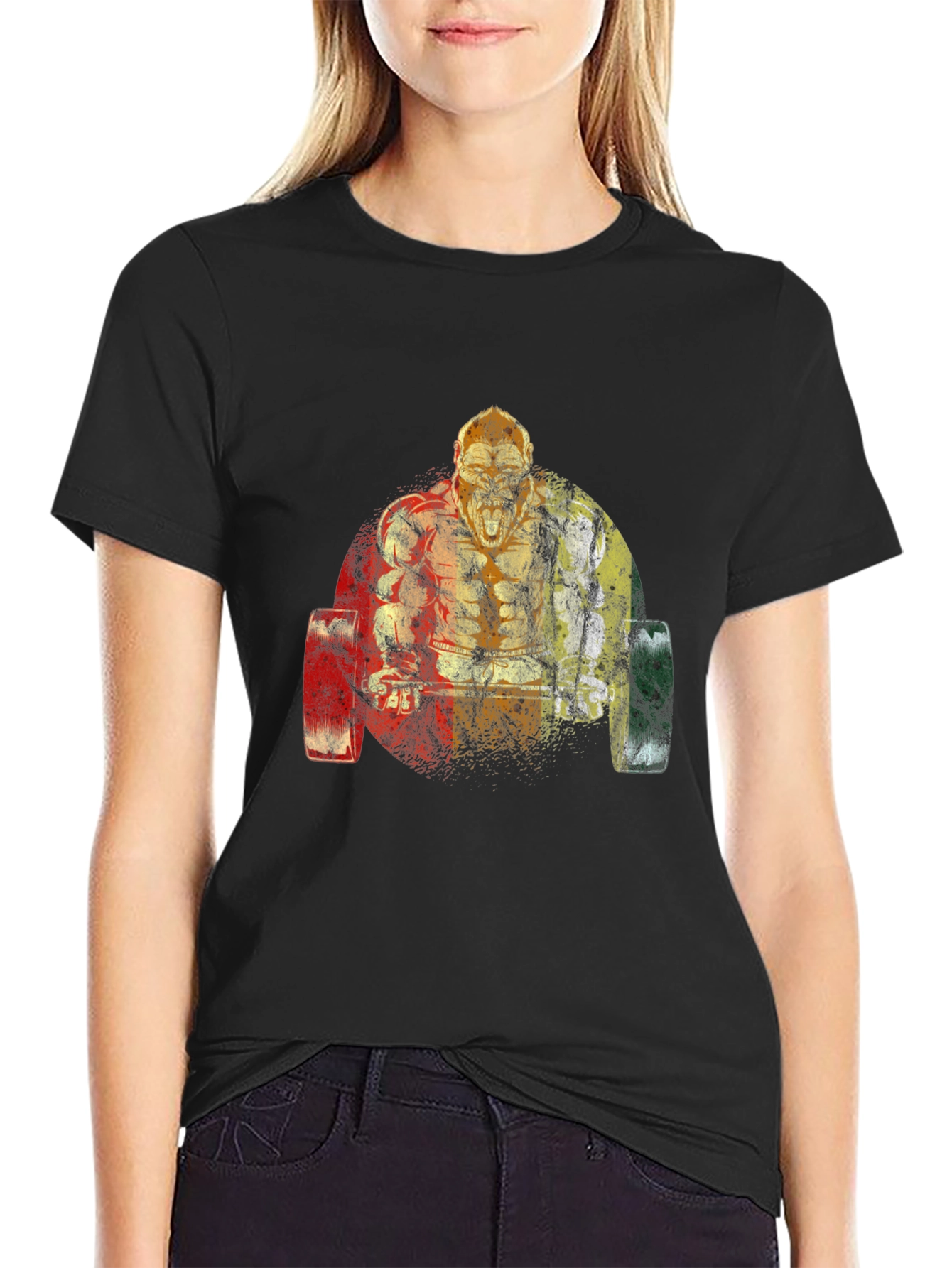 Gorilla Barbell Graphic Tee - Black