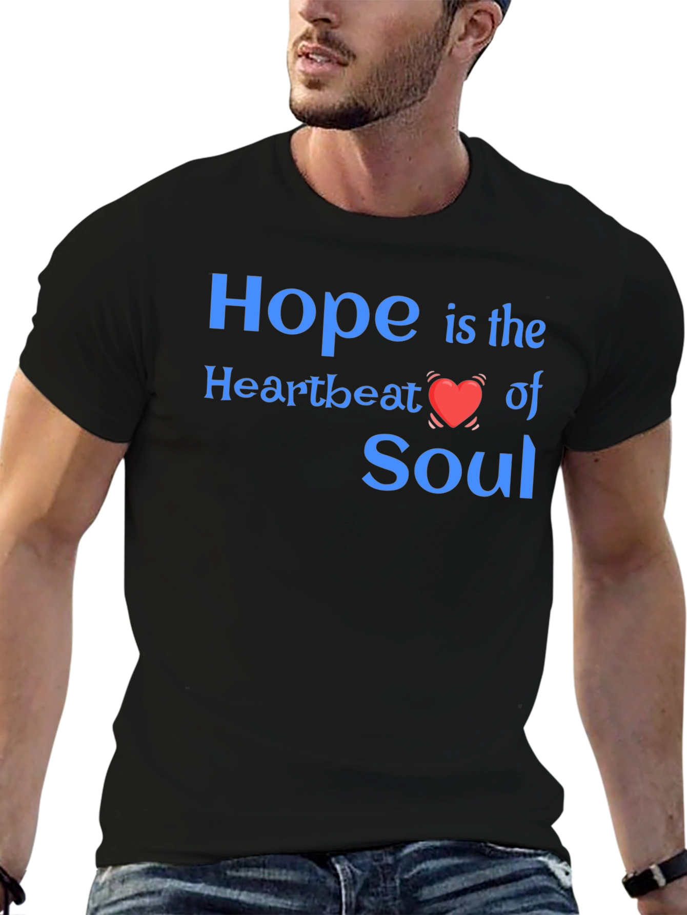 Hope Heartbeat Soul Graphic T-Shirt