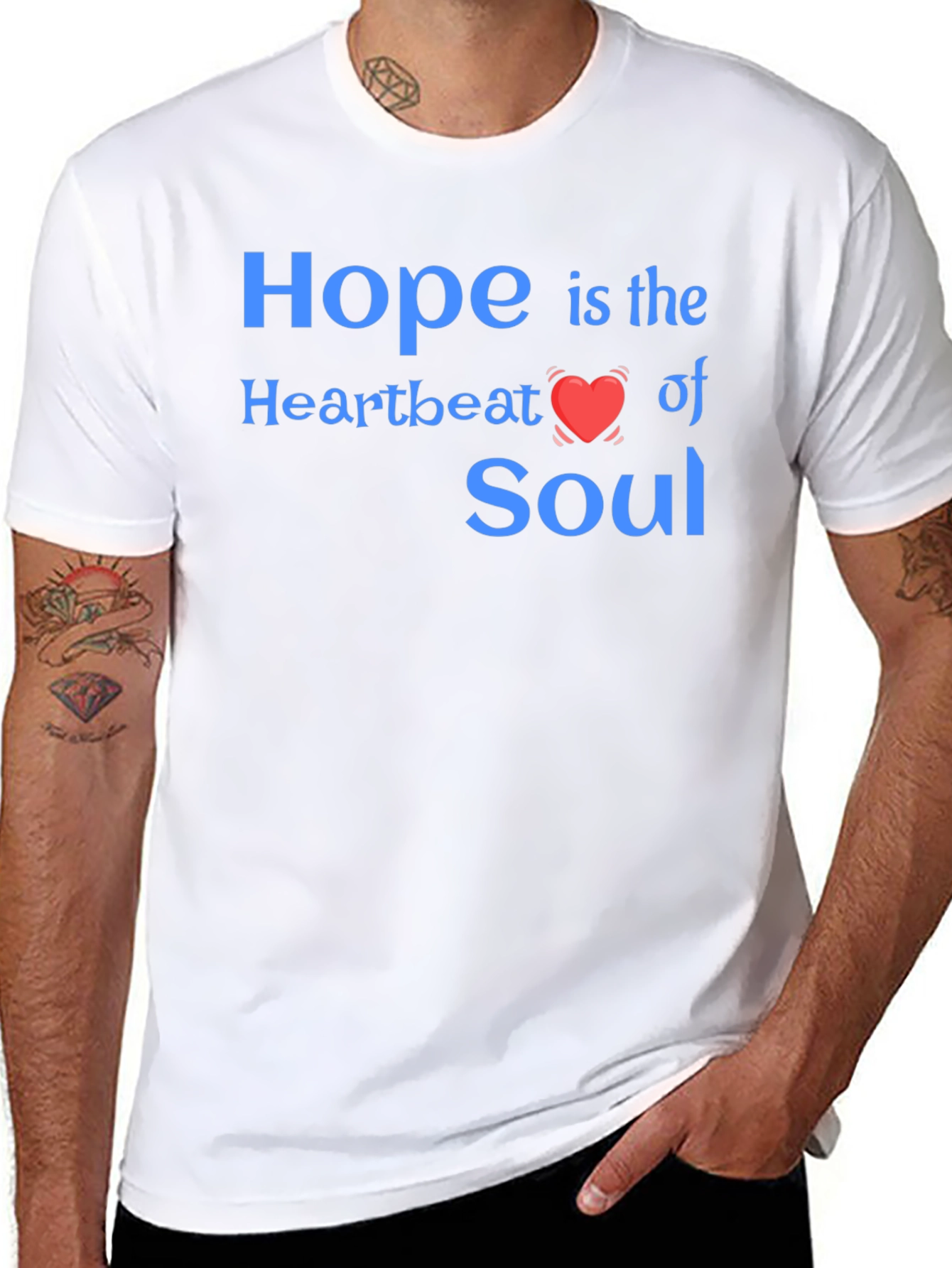 Hope Heartbeat Soul Graphic T-Shirt
